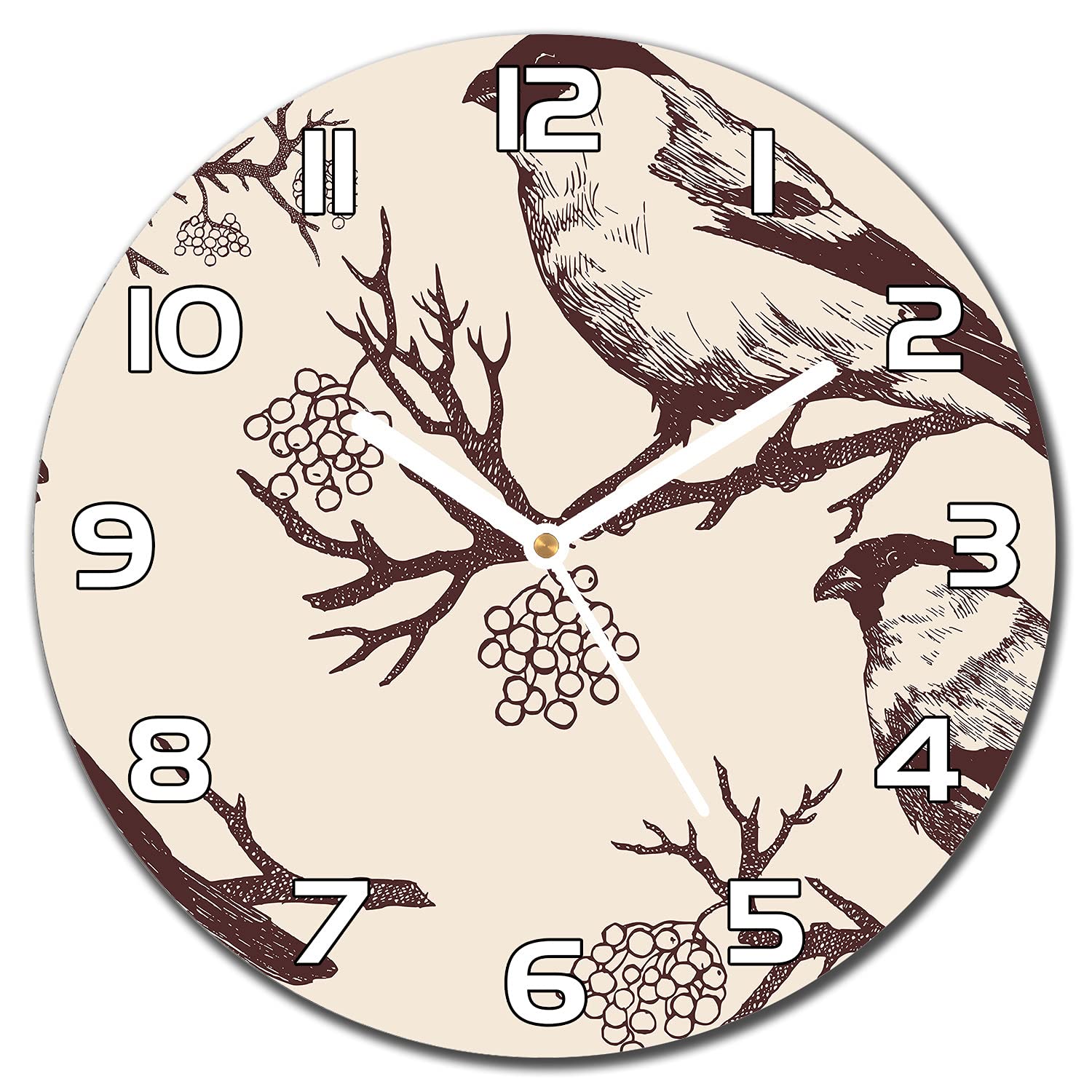Horloge en verre de sécurité 30 cm de qualité premium - Coloray Salon et Cuisine