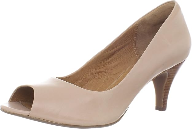 clarks peep toe sandals