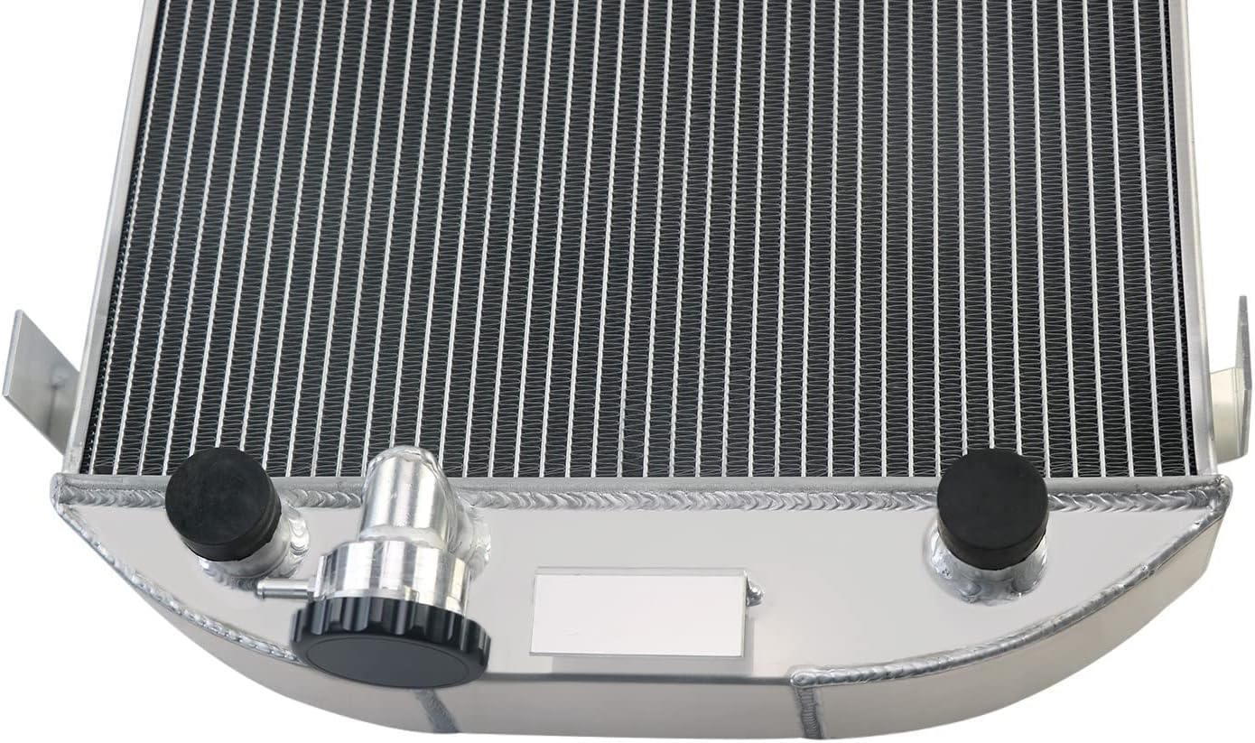 4 Row Core Aluminum Radiator for 1932 Ford Hot Rod Stock Height Flathead V8