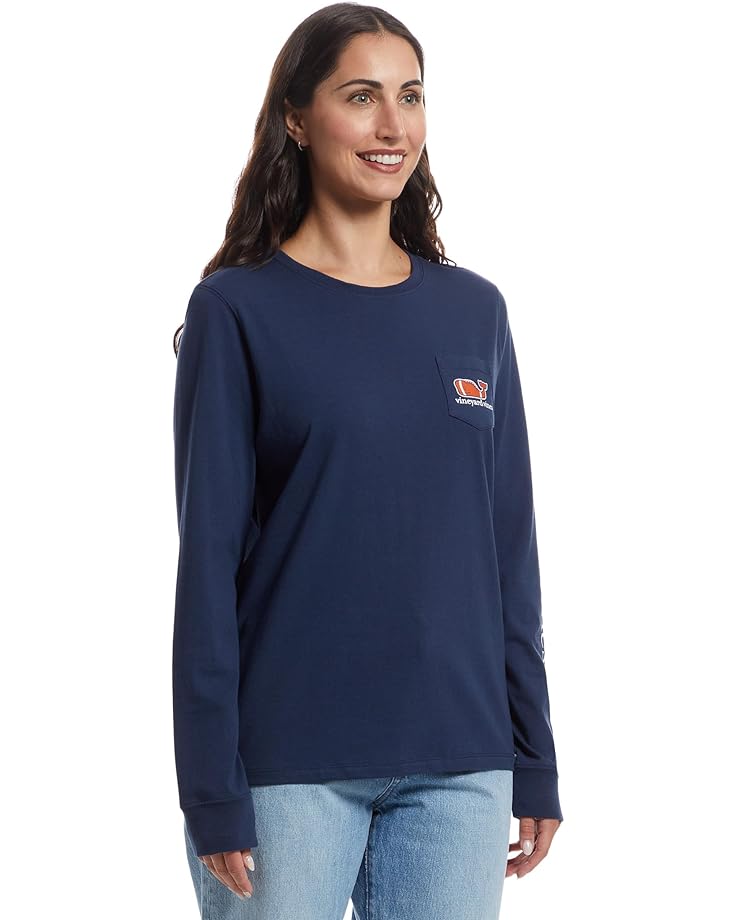 Vineyard Vines Tailgating Icons Whale Fill Long-sleeve Pocket Tee - #2 of 5