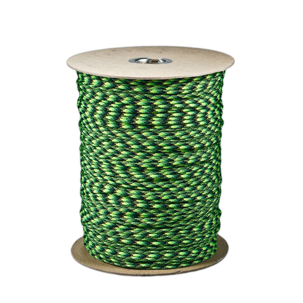 PARACORD PLANET Brand Nylon 550lb Type III Commercial Grade 7 Strand Paracord Made in USA 1000 Ft Spools