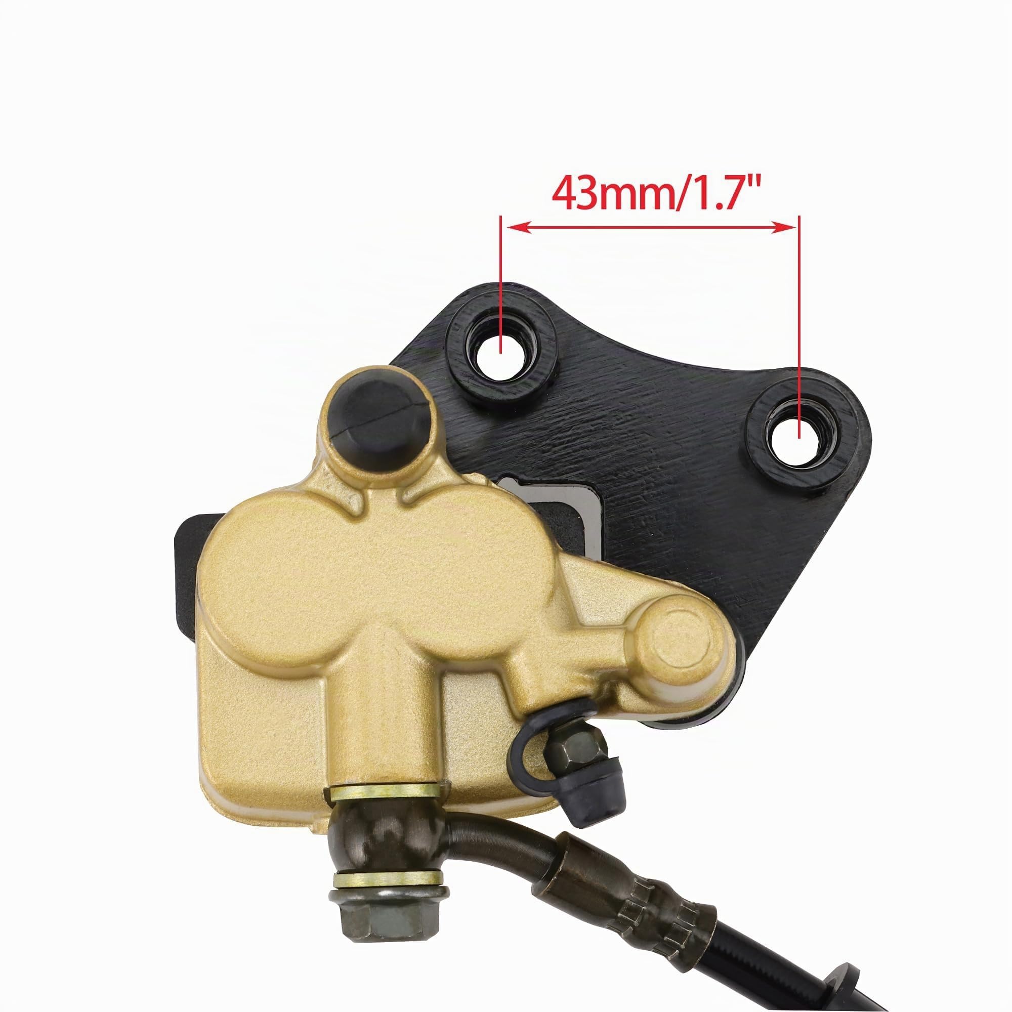 WOOSTAR Pinza Disco Freno Delantero Moto Palanca de Freno Reemplazo para China 50cc 70cc 90cc 110cc 125cc Dirt Pit Bike
