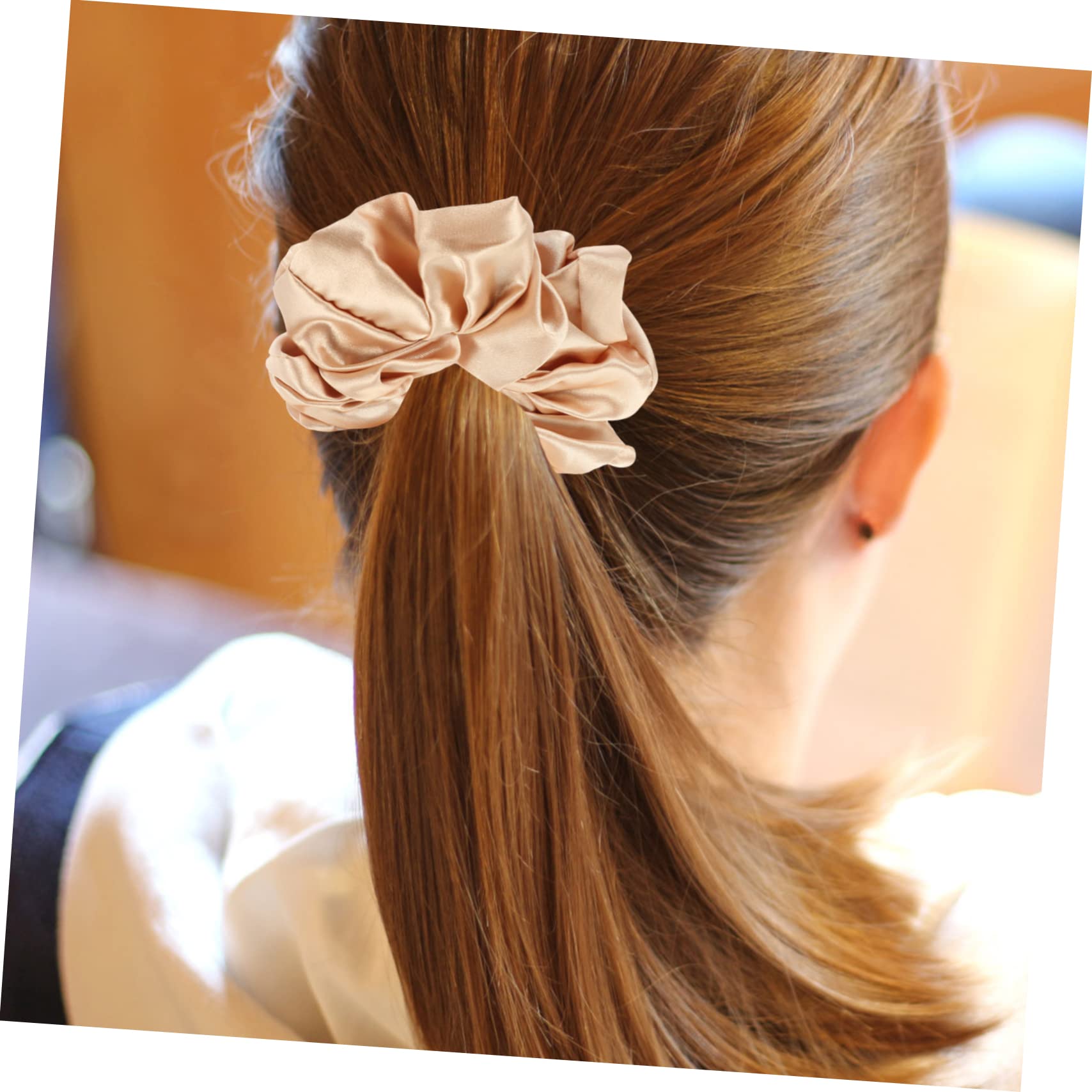 minkissy 12piezas Coleteros De Satén Para Mujer Lazos De Pelo Elásticos Accesorios De Cabello Para Chicas Sostenedor De Coleta Elegantes Marino