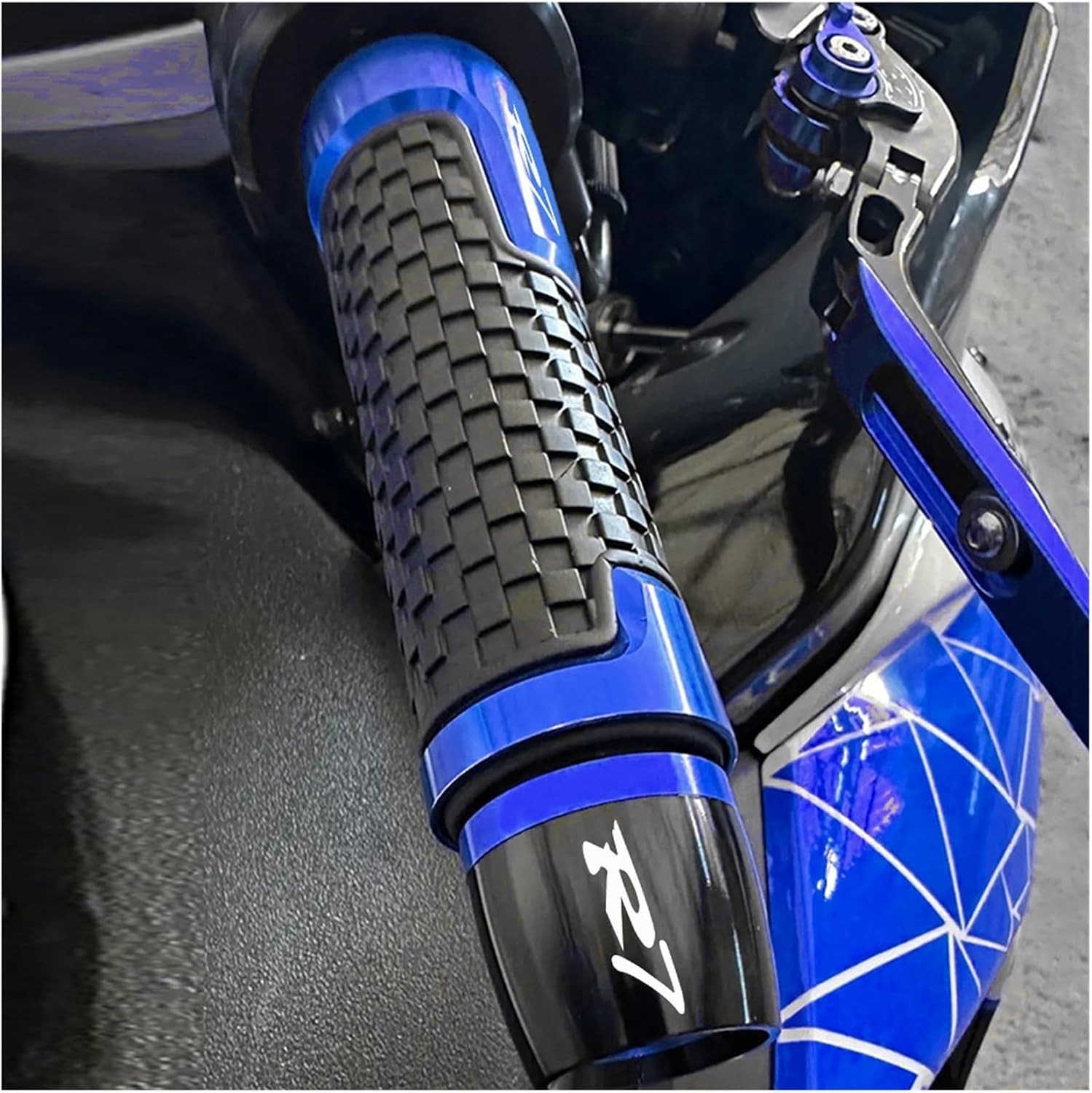 Universal for Yam&aha YZFR7 YZF-R7 YZF R7 2021 2022 2023 2024 Motorcycle Handlebar Grips Bar Ends Cap Counterweight Plugs Slide Handles Bar