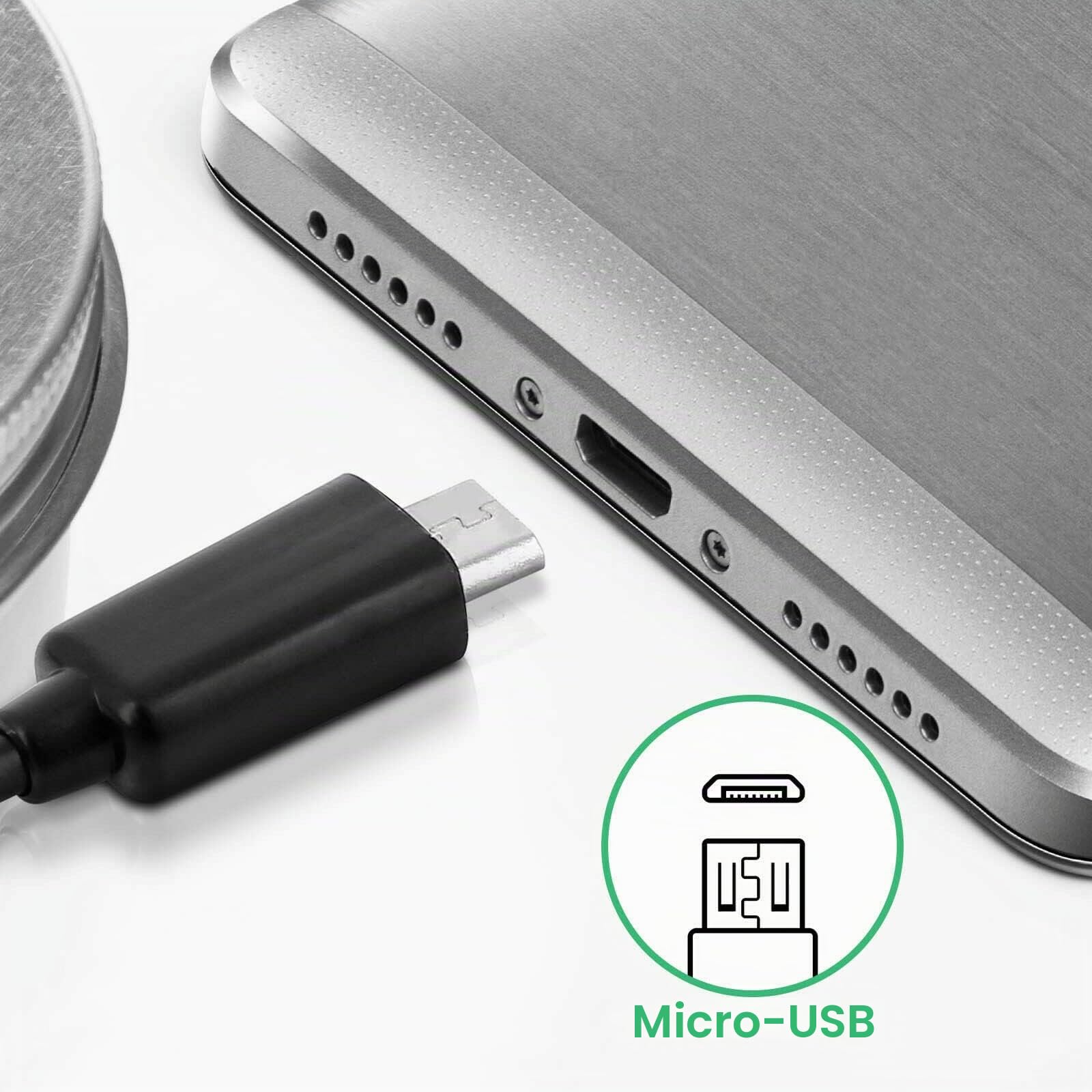 CABLEPELADO Cavo OTG Micro USB Android | Adattatore Micro USB Maschio a Femmina 2.0 OTG | Alta Velocità | Compatibile con Android Samsung, HTC, Sony, Motorola, LG, Nokia, Aquaris, Tablet | 20 cm