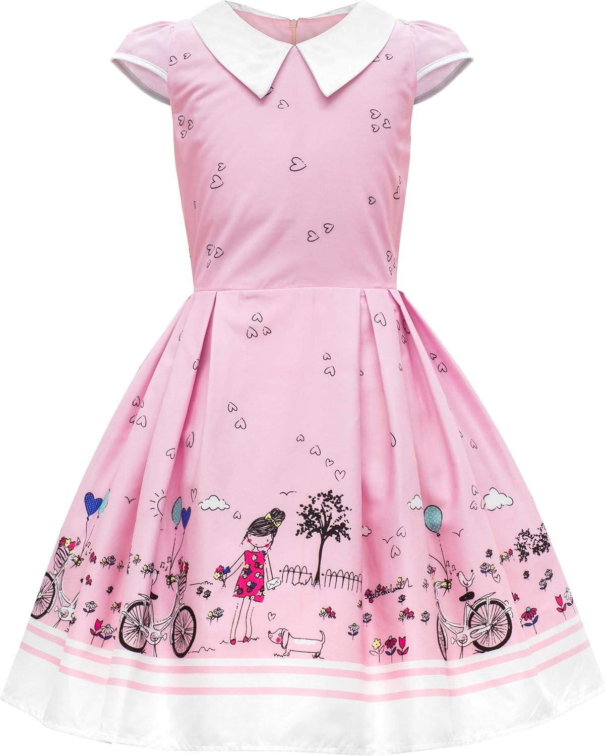 BlackButterfly Kids 'Olivia' Vintage Sunshine 50's Children's Girls Dress
