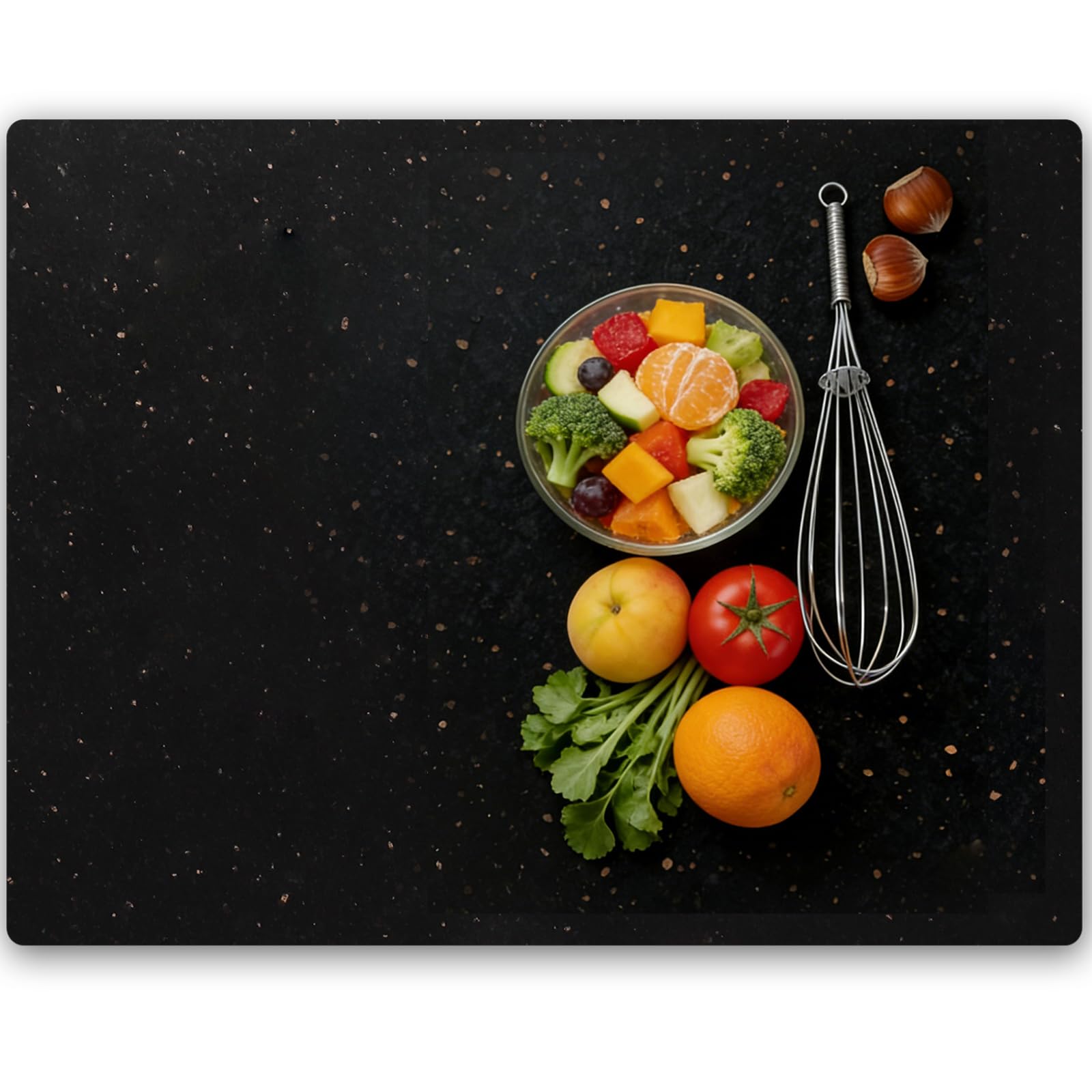 PracFit Granite Cutting Board for Kitchen 40.64x50.8CM Black
