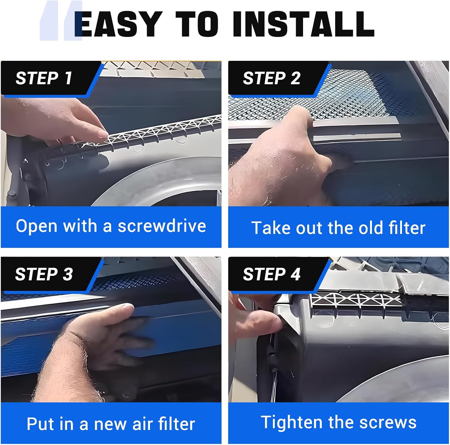 P621725 Engine Air Filter Fit Compatible with Kenworth T680 T880, Peterbilt 567 579 Trucks #Replaces P637453 PA32000 WA11058 LAF6725 501058