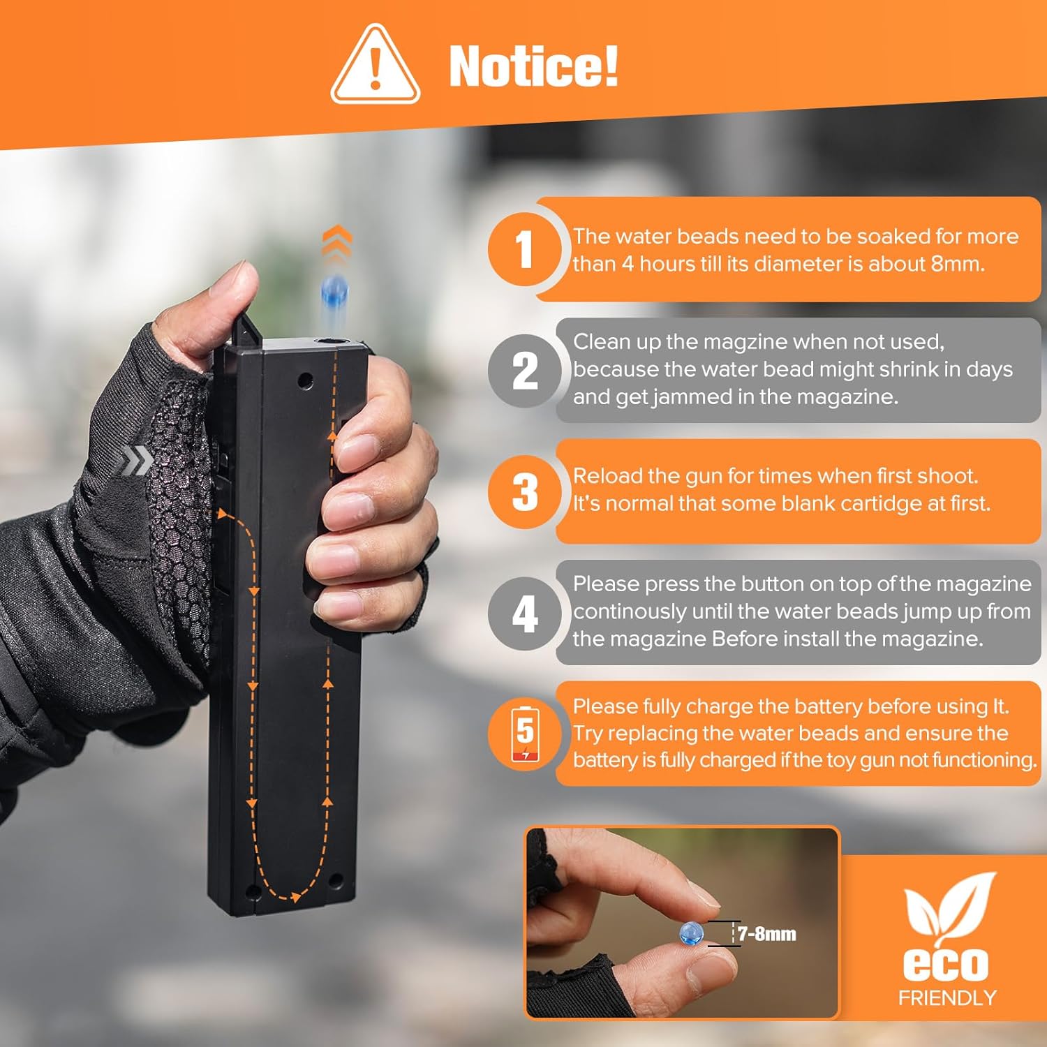 Automatic Blaster Nylon Body, Electric Foam Blaster, Outdoor Shooting Acitivity, Age 18+ (DarkVic) image 6 of 6 B0F2GF4LBF