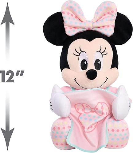 Miniatura 4 de Disney Baby Just Play - Peluche interactivo de Minnie Mouse de 11 pulgadas, música, frases y movimiento, juguetes para niños a partir de 9 meses