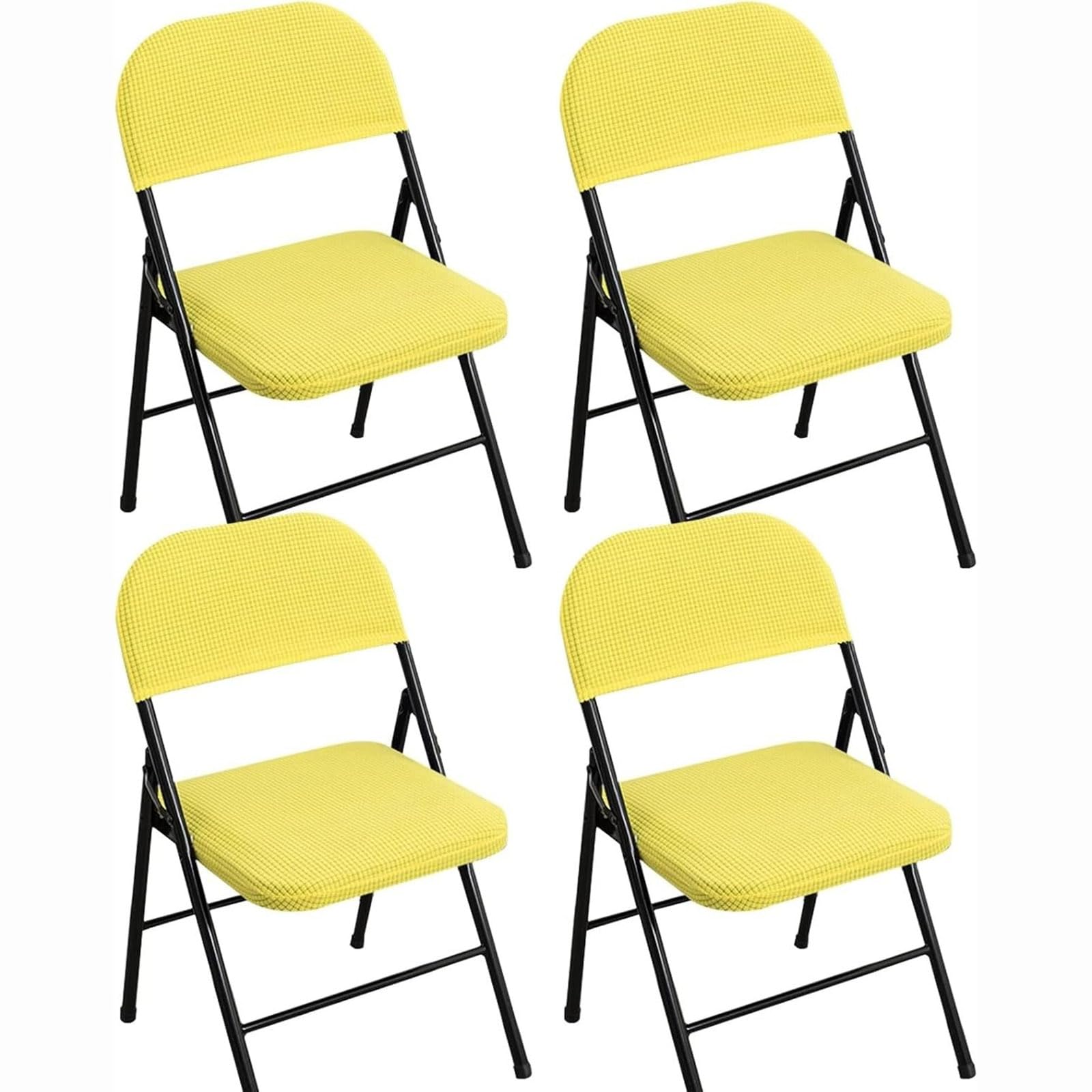 Coprisedia elastici, lavabili e pieghevoli, per sala da pranzo, cucina, ufficio, riunioni, ricevimenti, parbanchetto, confezione da 4