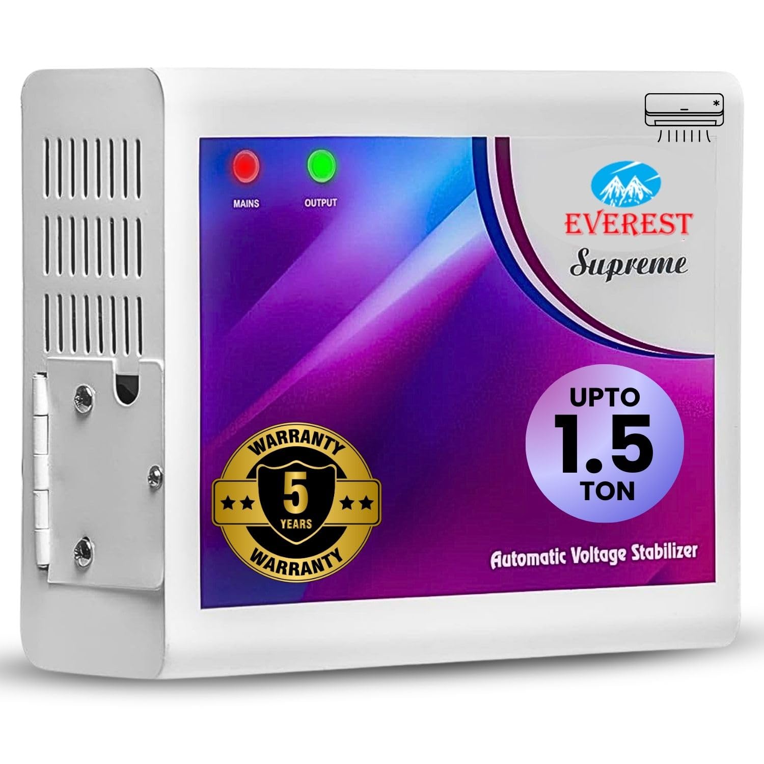 Everest EW 400 Supreme Voltage Stabilizer for AC Up to 1.5 Ton