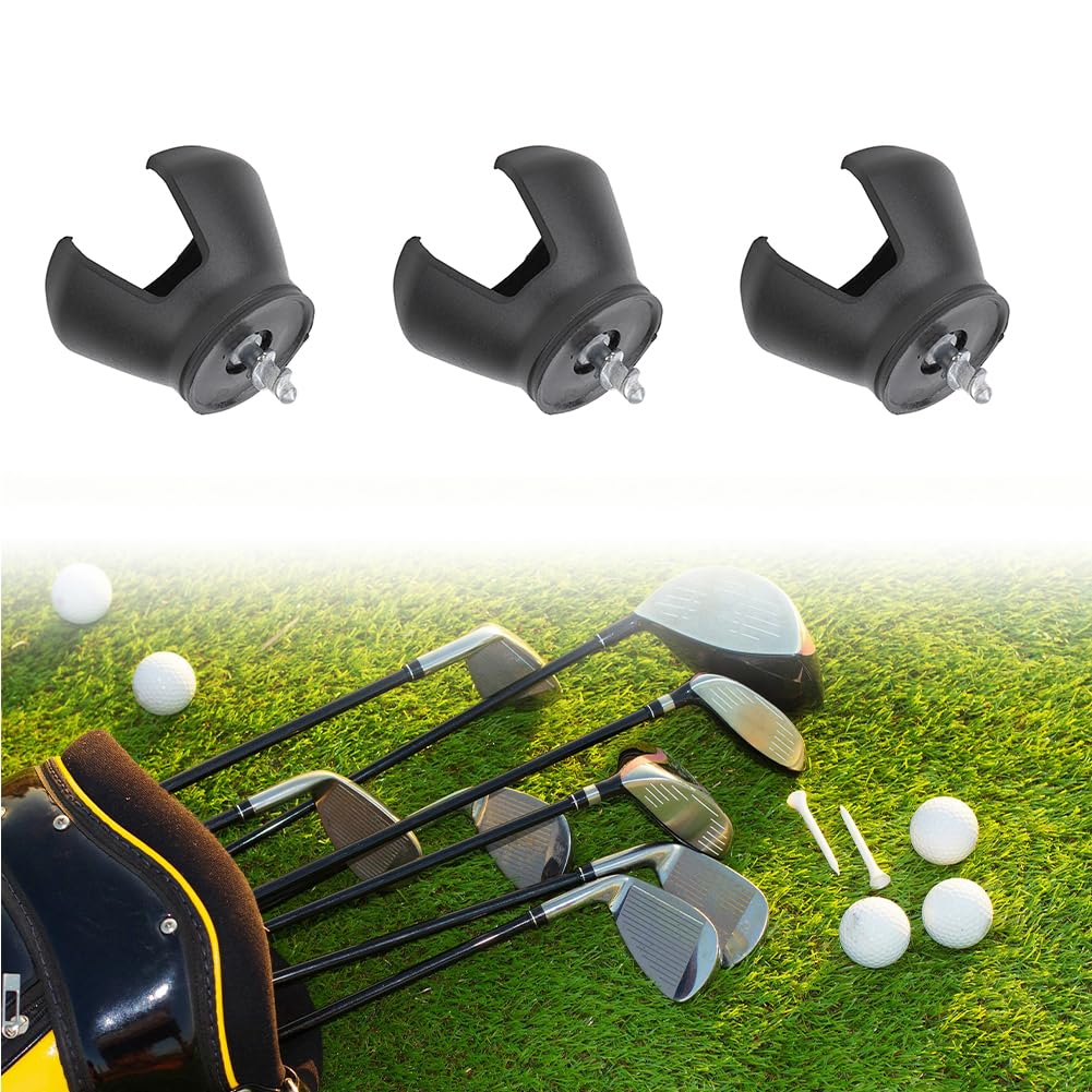Joyzan 3 Lot de Ramasseur Balles Golf, Trois Griffes Outil pour L'extrémité Putter Poignée Premium Ramasse Anti Dérapant Caddy Golfeur Driving Range Balls Dos Ventouse Balle Vis Dents Ramasser