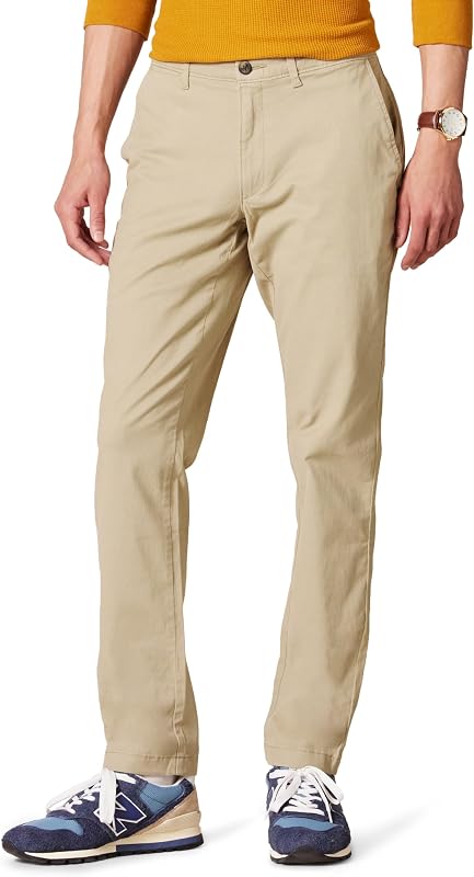 Pantalón chino casual elástico para hombre Amazon Essentials