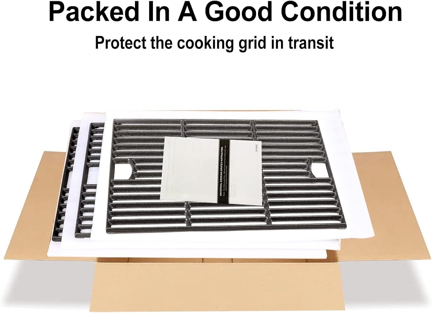 Hisencn Grill Parts Kit for Home Depot Nexgrill 6 Burner 720-0896E, 720-0896B, 720-0896C Gas Grill, Stainless Steel Grill Burners, Heat Plates Tent Shields Flame Tamers, Cooking Grates Grid