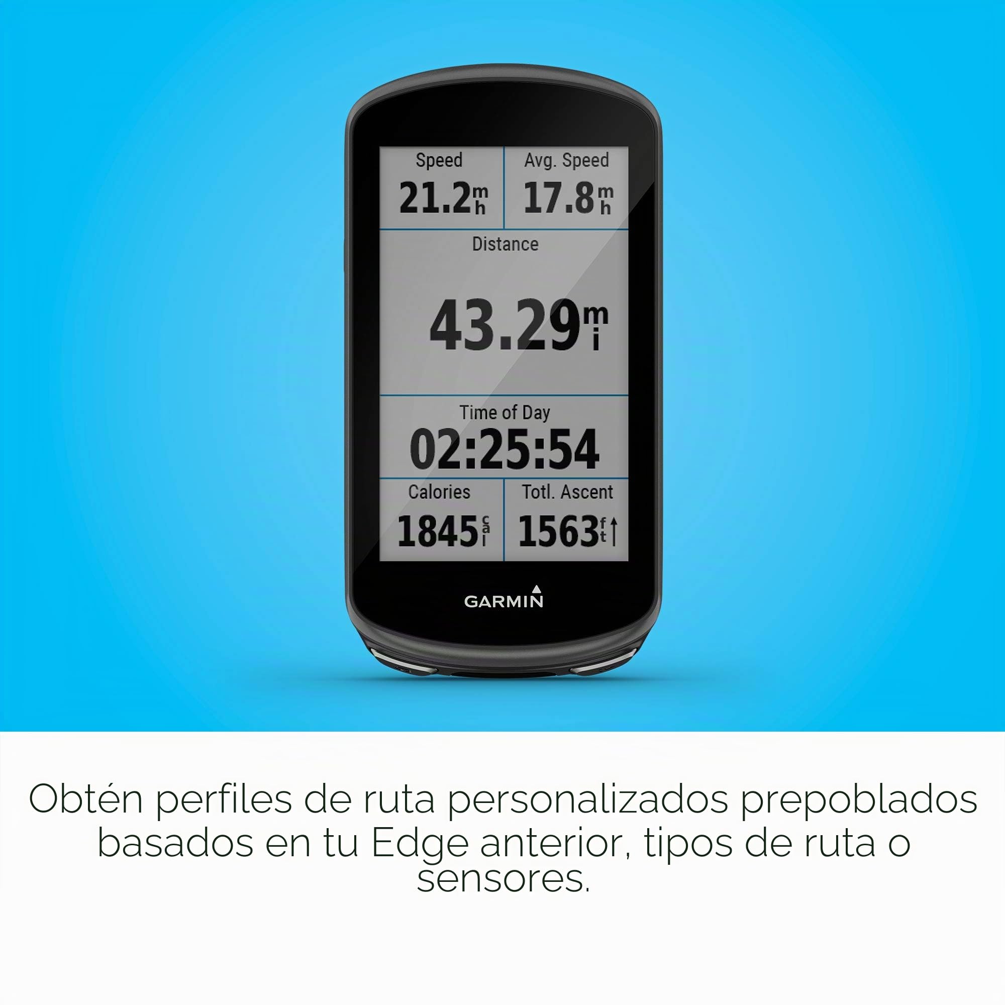 Garmin Edge 1030 Plus, computadora GPS de Bicicleta/Bicicleta, sugerencias de Entrenamiento de Dispositivo, guía de Ritmo ClimbPro y más (010-02424-00)