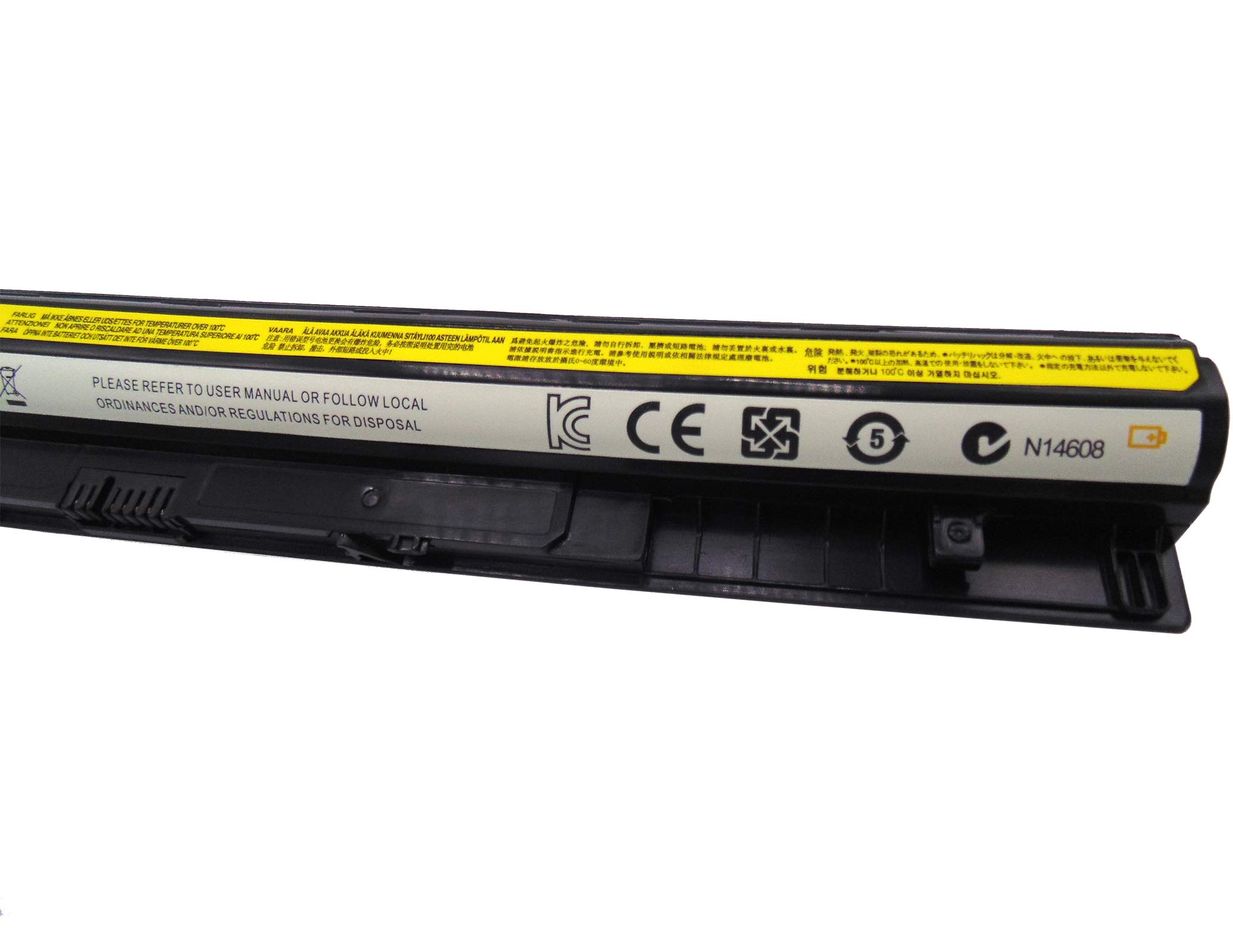 YASI MFG® Bateria 14,4 V 2600 mAh L12L4E01 L12S4E01 L12L4A02 L12M4A02 L12M4E01 L12S4A02 do Lenovo G400s G405s G410s G500s G505s G5110s G505s G5110s. 0s G400 G50, Z40-70, Z50, Z710, G70, S410p, S510p