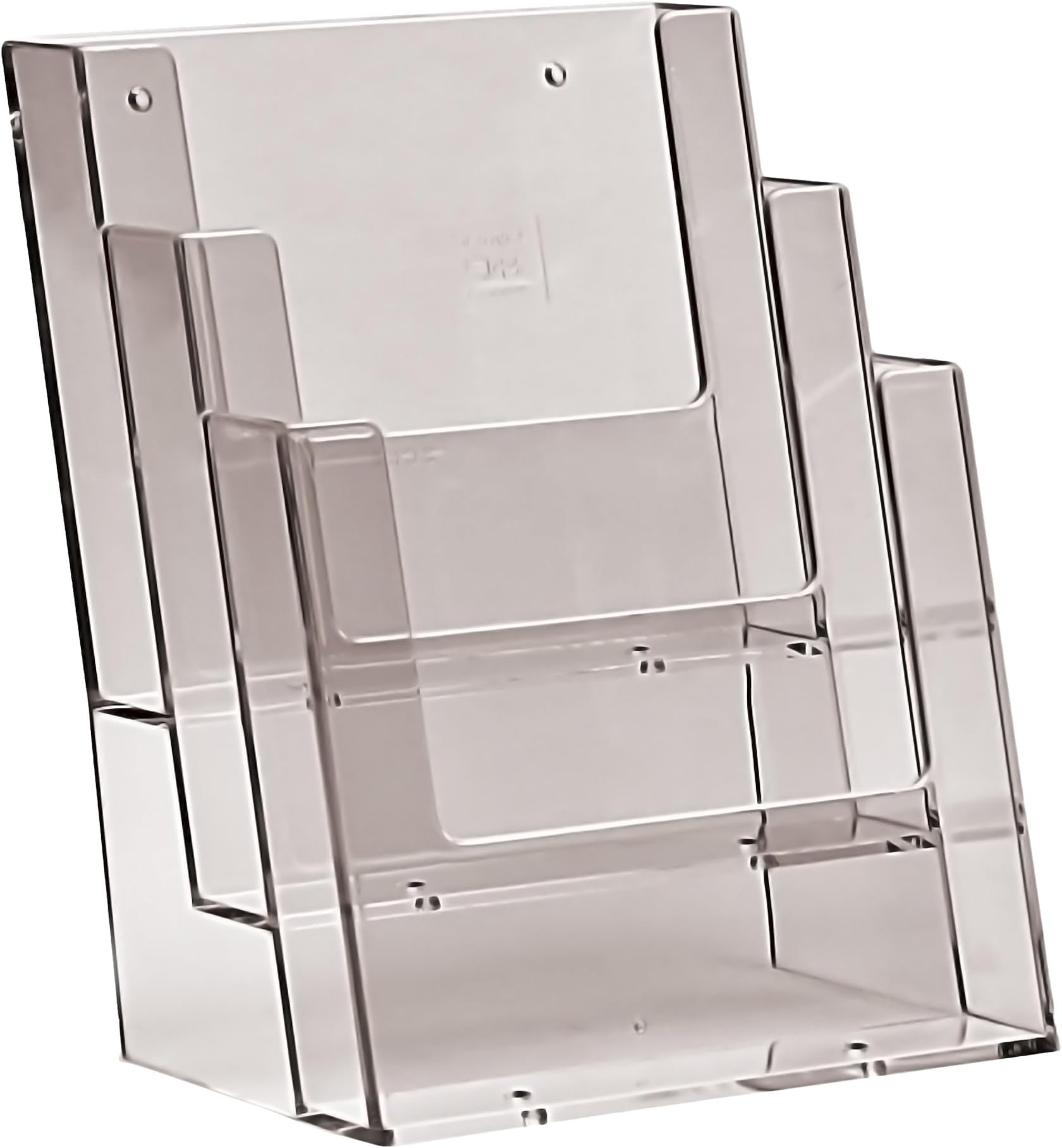 Taymar Three Tier Acrylic Dispenser for A5 Leaflets and Brochures, Clear, 3C160