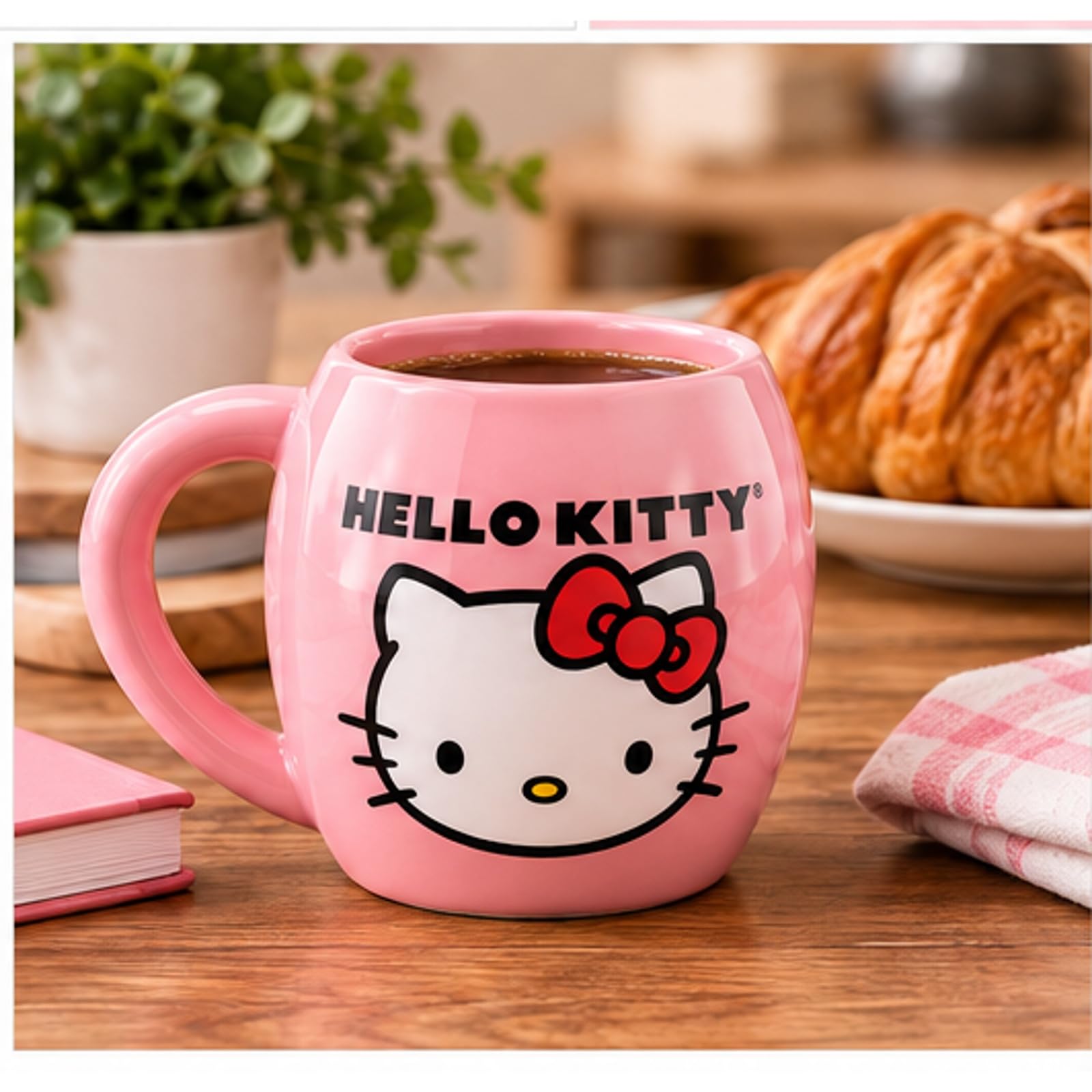 Amazon.com | Vandor 18062 Hello Kitty 18 oz Oval Ceramicl Mug