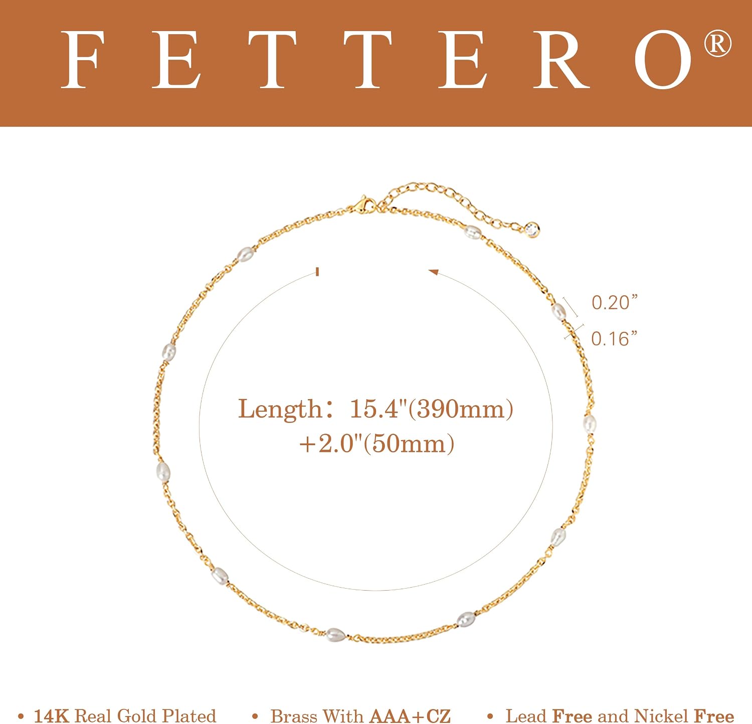 Fettero Dainty Gold Necklaces for Women Trendy Non Tarnish 14K Gold Plated Choker Necklace Cute Charm Summer Necklace Stack for Wedding Beach Jewelry Gift