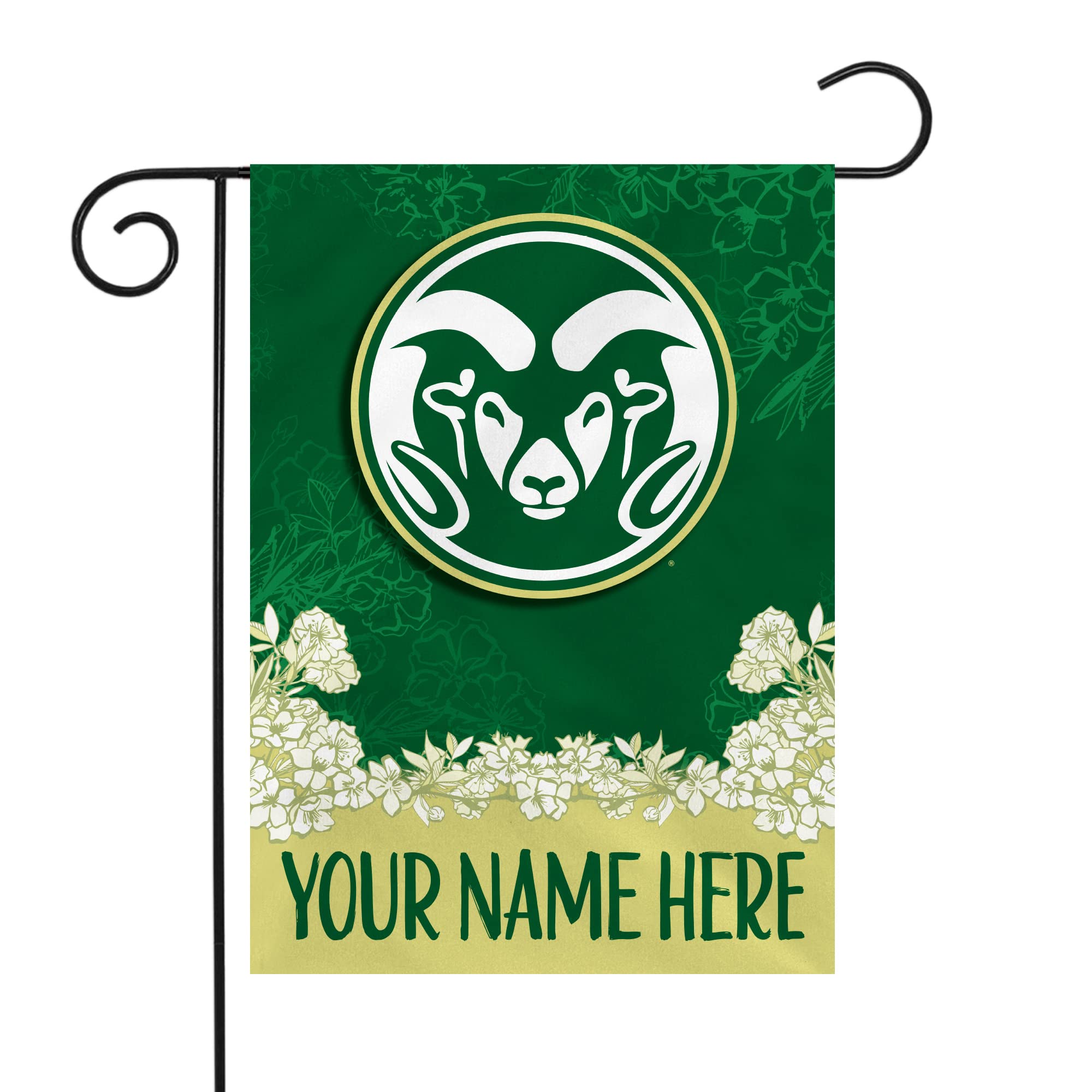Rico Industries NCAA Standard/Primary Personalized Garden Flag