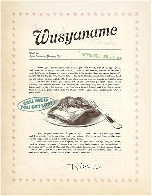 Pôster Wusyaname Lyric