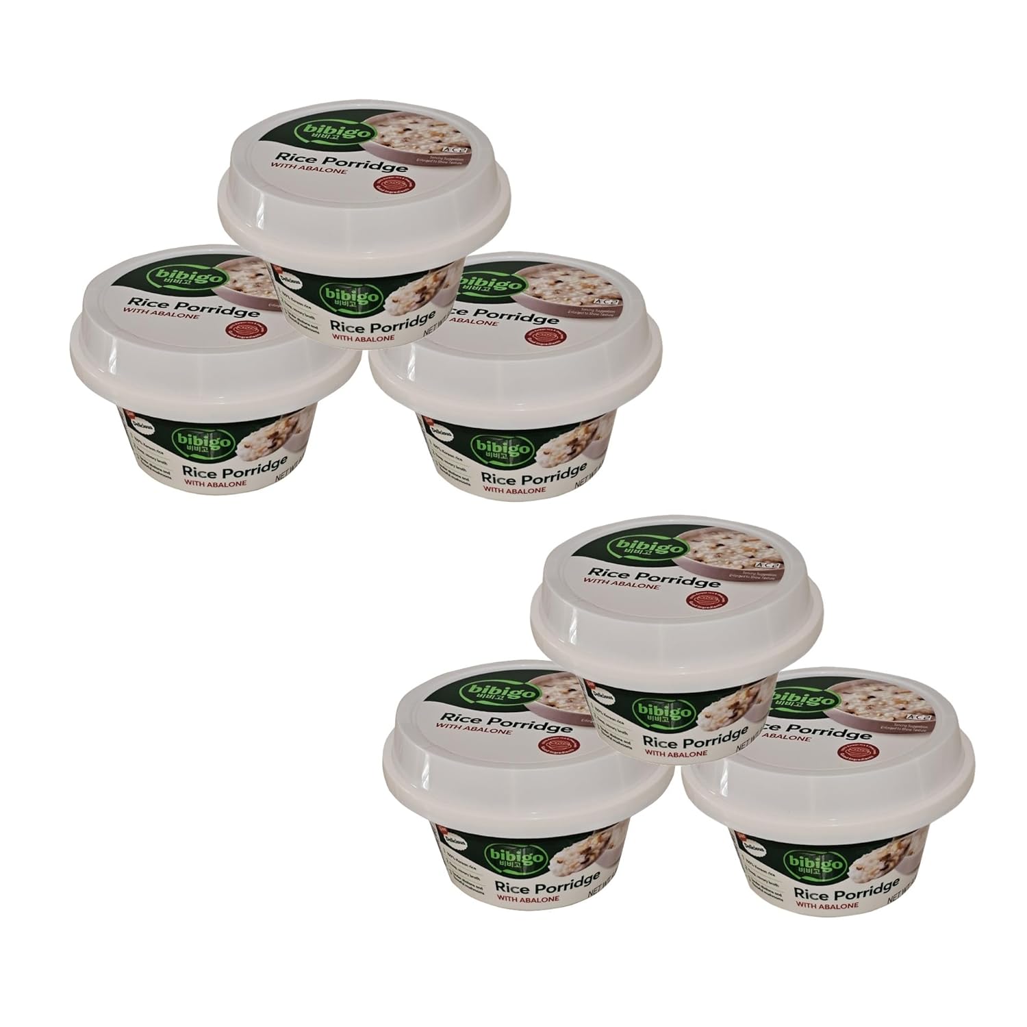 CJ Foods Bibigo Rice Porridge With Abalone 10oz - (Pack of 6)