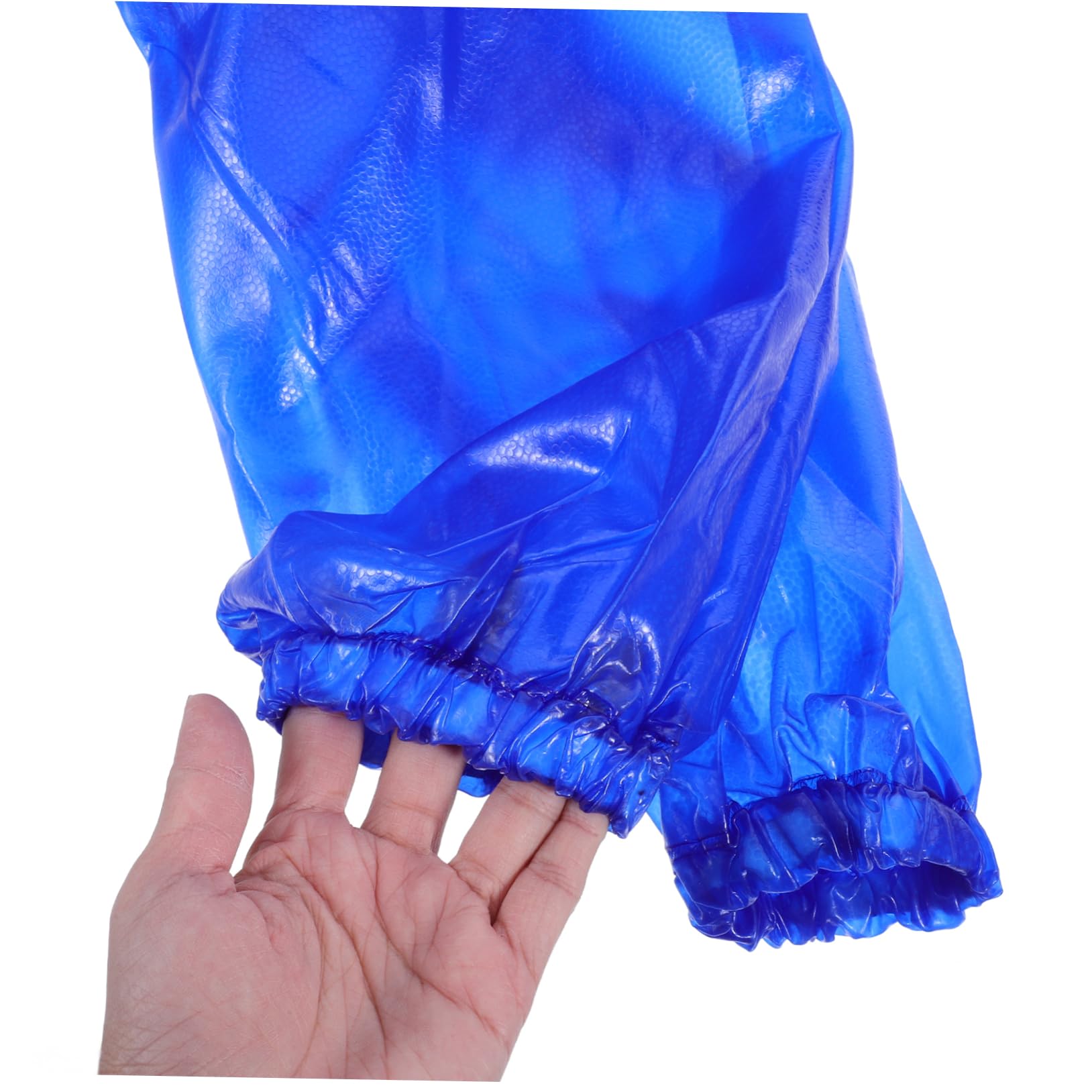 OSALADI Wasserdichte Schürze Ölbeständige Schürze Mit Langen Ärmeln Unisex Schutzarbeitskleidung Küchenschürze Geschirrspülen Langarmschürze L
