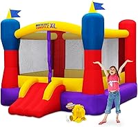 Vista 1 de Blast Zone Magic Castle XL10 - Gorila inflable con soplador - Calidad Premium - Grande - Capacidad para 5 niños - Instalación rápida