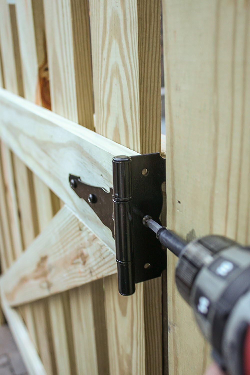 National Hardware N343-467 5 Pack DPV878 Decorative Gate Kit, Black
