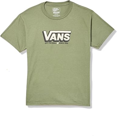 Vans Boys Dispatch Short-Sleeve T-Shirt - Casual Graphic Tee for Boys & Girls, Regular Fit, Soft 100% Cotton, Ribbed Collar