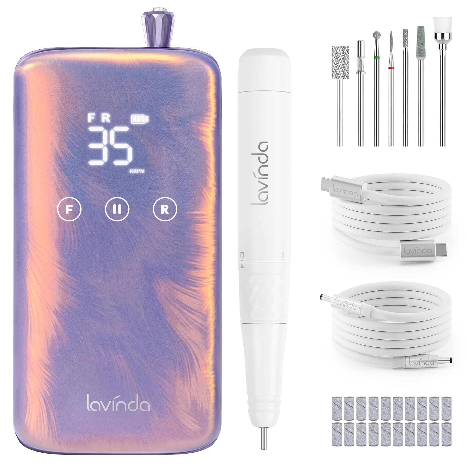 Lavinda Iridescent Pearl Nail Drill