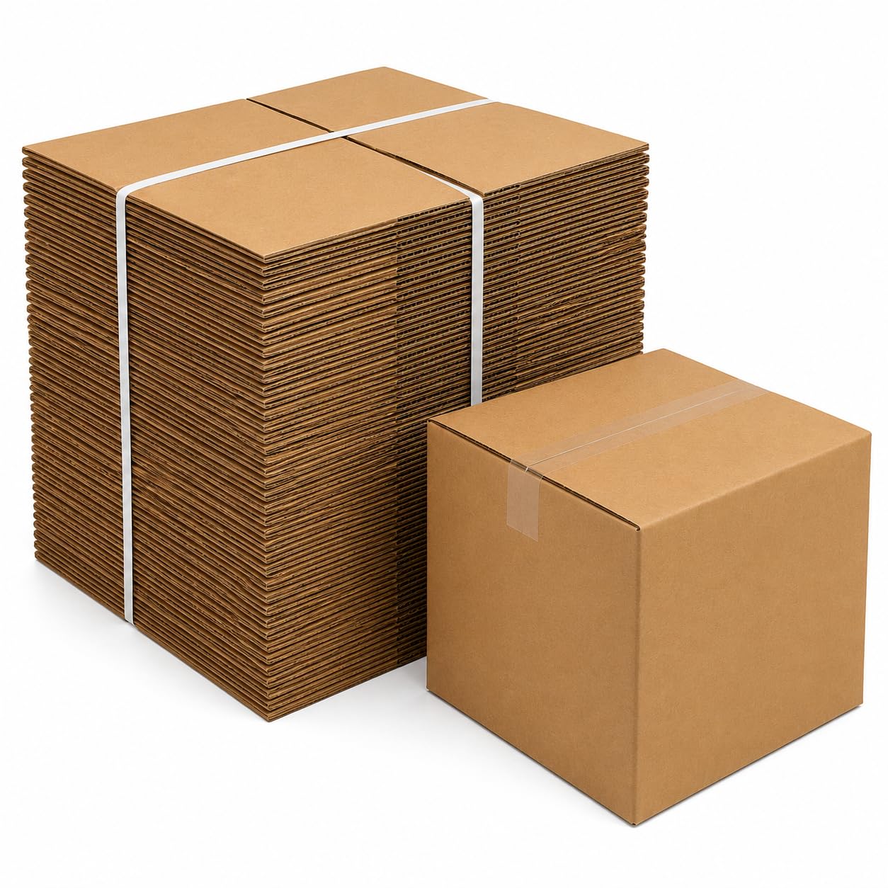 50 x Strong Wall Cardboard Packing Boxes 20cm x 20cm x 20cm (8" x 8" x 8") Heavy Duty Cartons for Shipping, Storage & Moving House – Hanicks
