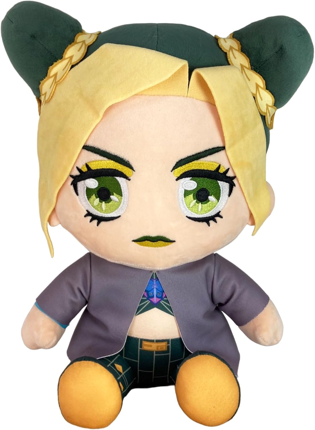 Great Eastern Entertainment JoJo's Bizarre Adventure Stone Ocean: Jolyne Cujoh Sitting Pose Plush 12" H