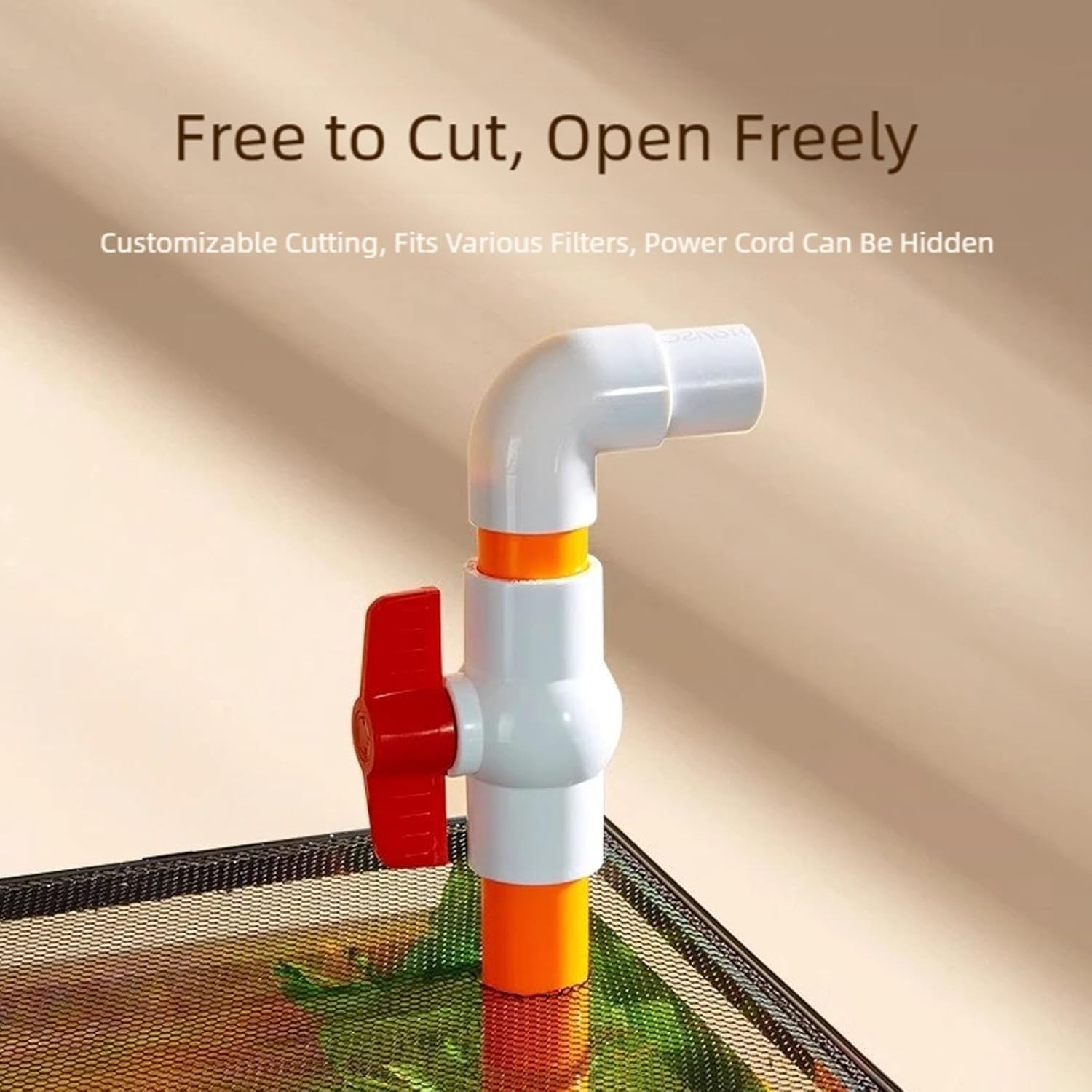 Aquarium Net with Clip Prevents Jumping Includes Mounts Aquarium Net with Clip Prevents Jumping Includes Mounts