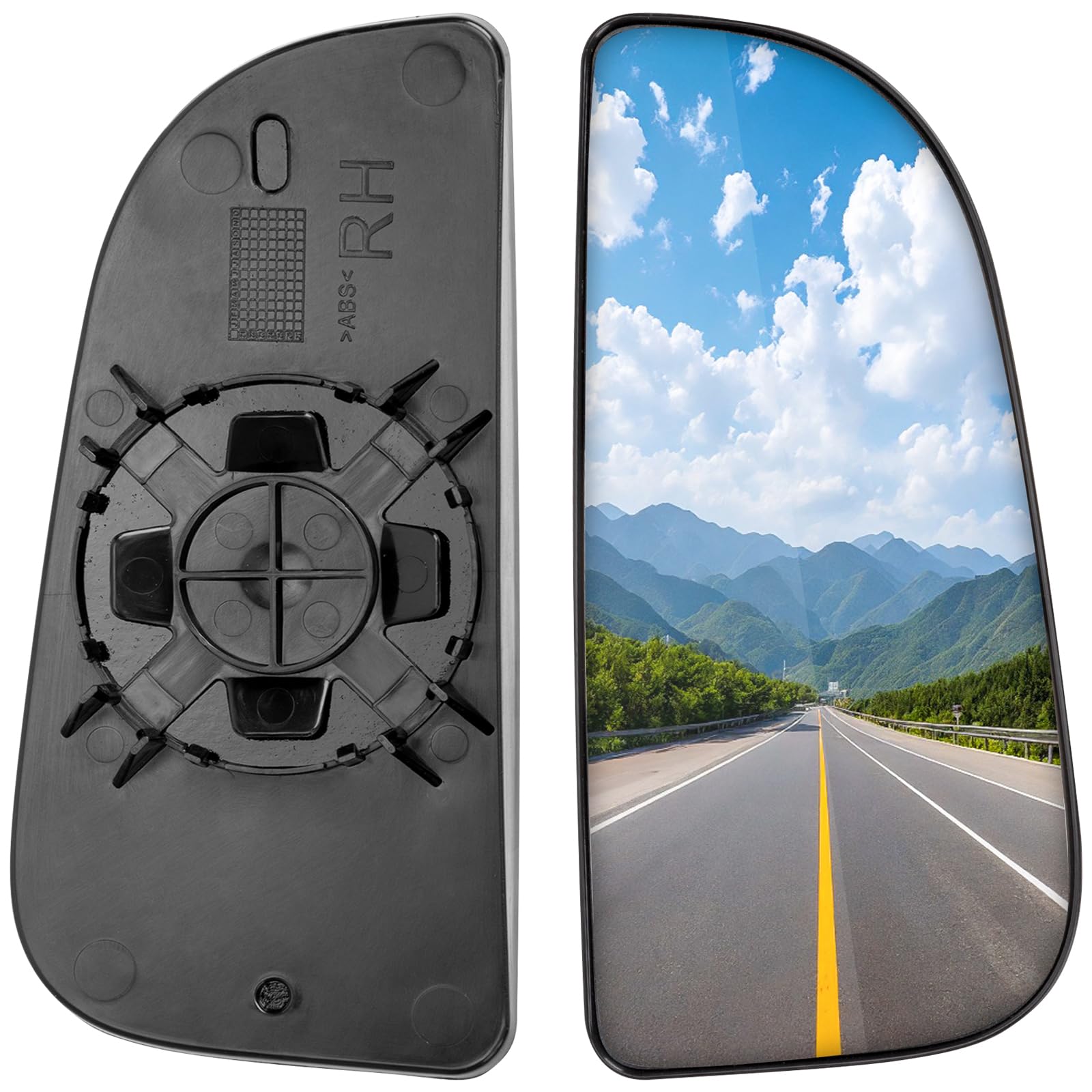 Passenger Side Mirror Replacement for Dodge Ram 1500 2500 3500 4500 5500 2009 2010 2011 2012 2013 2014 2015 2016 2017 2018 2019 2020 - Right Side Mirror Glass, Rear View Mirrors Glass
