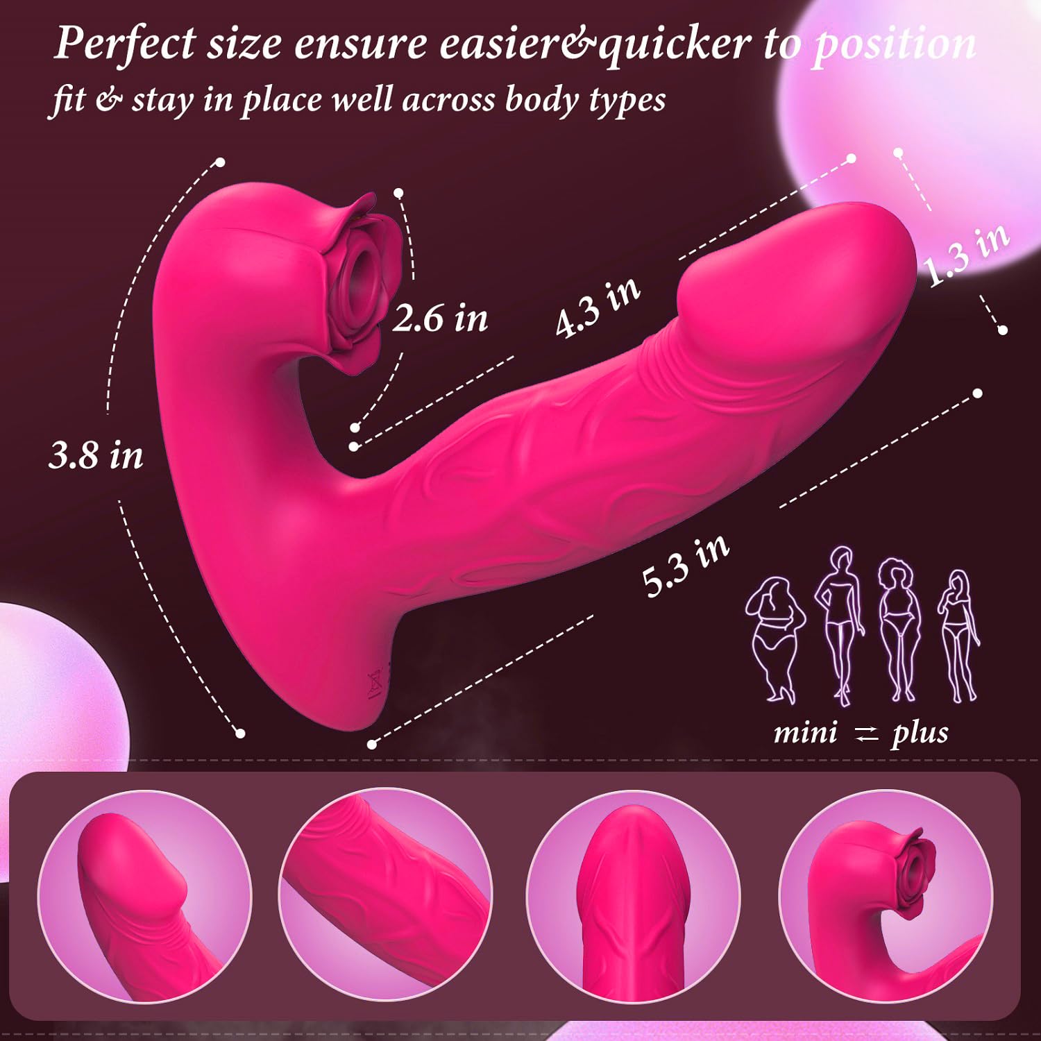 Vibratoreper Donna Professionale 3 in 1 Sex toys, Vibratoriper donne Succhia clitoride per Donna vibratore donna Sexytoysys coppiap Vibratoreper Dónnà Grandi vibratore per Dónnà