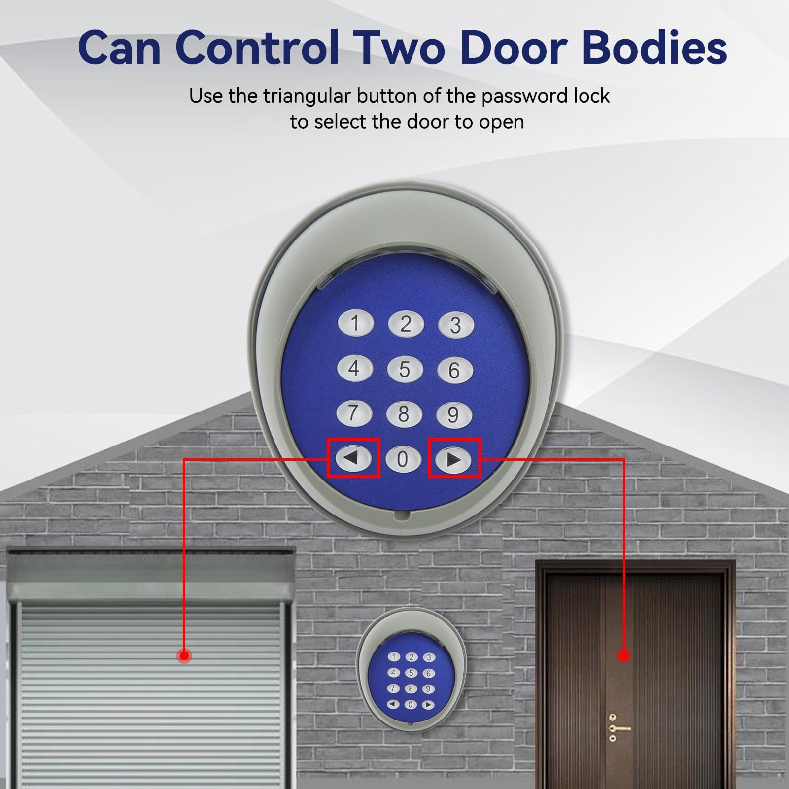 Tkp3 Gate Opener Keypad Automatic Door Gate Wireless Keypad Number Pad ...