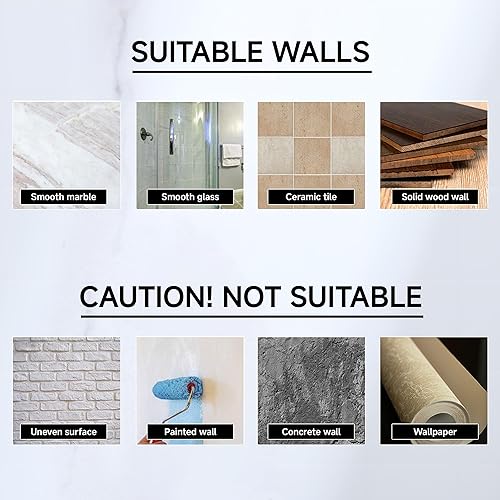 Vista 18 de DELITON - Ganchos adhesivos para colgar ropa, toallas, sombreros en el baño o la cocina, acero inoxidable SUS 304, plata Plateado