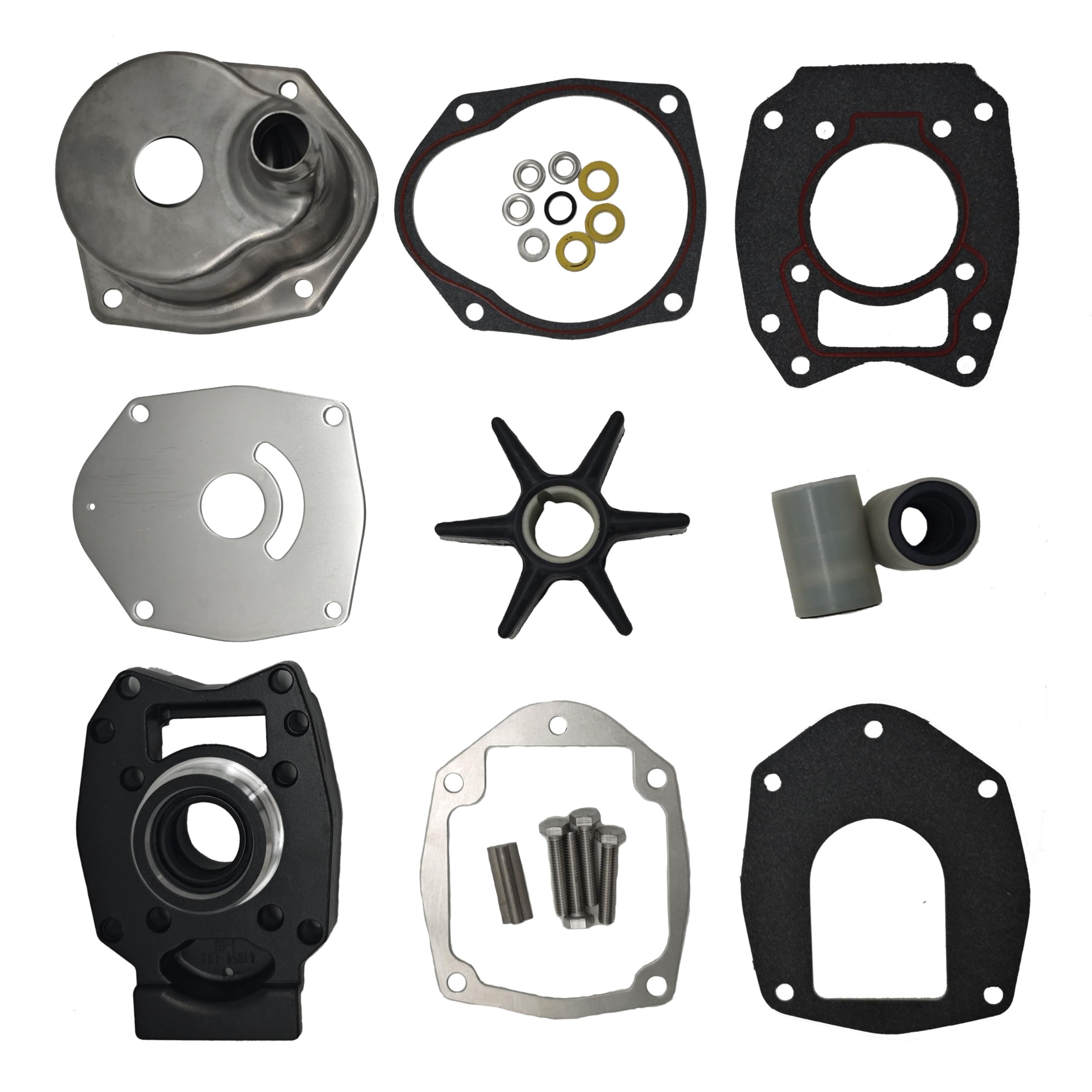 ●BOO Water Pump Impeller Repair Kit for Mercury 30 Carb 40 EFI 45