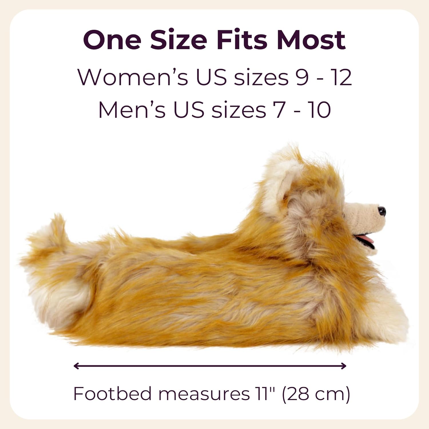 Pomeranian Slippers for Women and Men - Fuzzy Plush Dog Slippers for Adults - Image 3