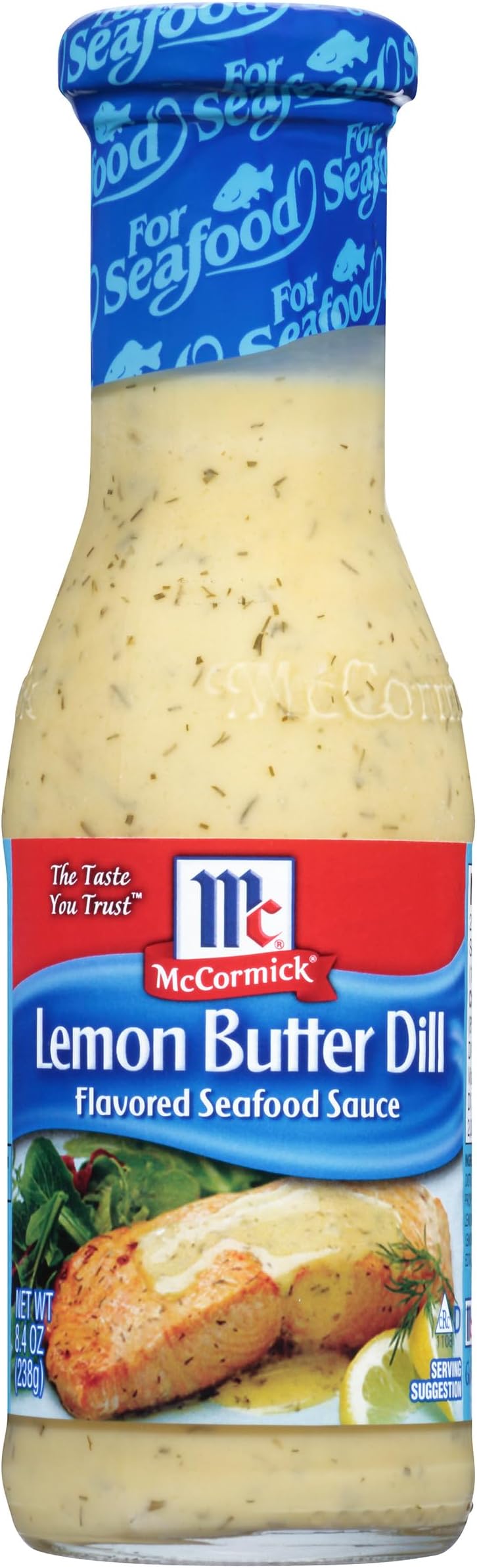 McCormick Lemon Butter Dill Flavored Seafood Sauce, 8.4 oz (Pack of 6)