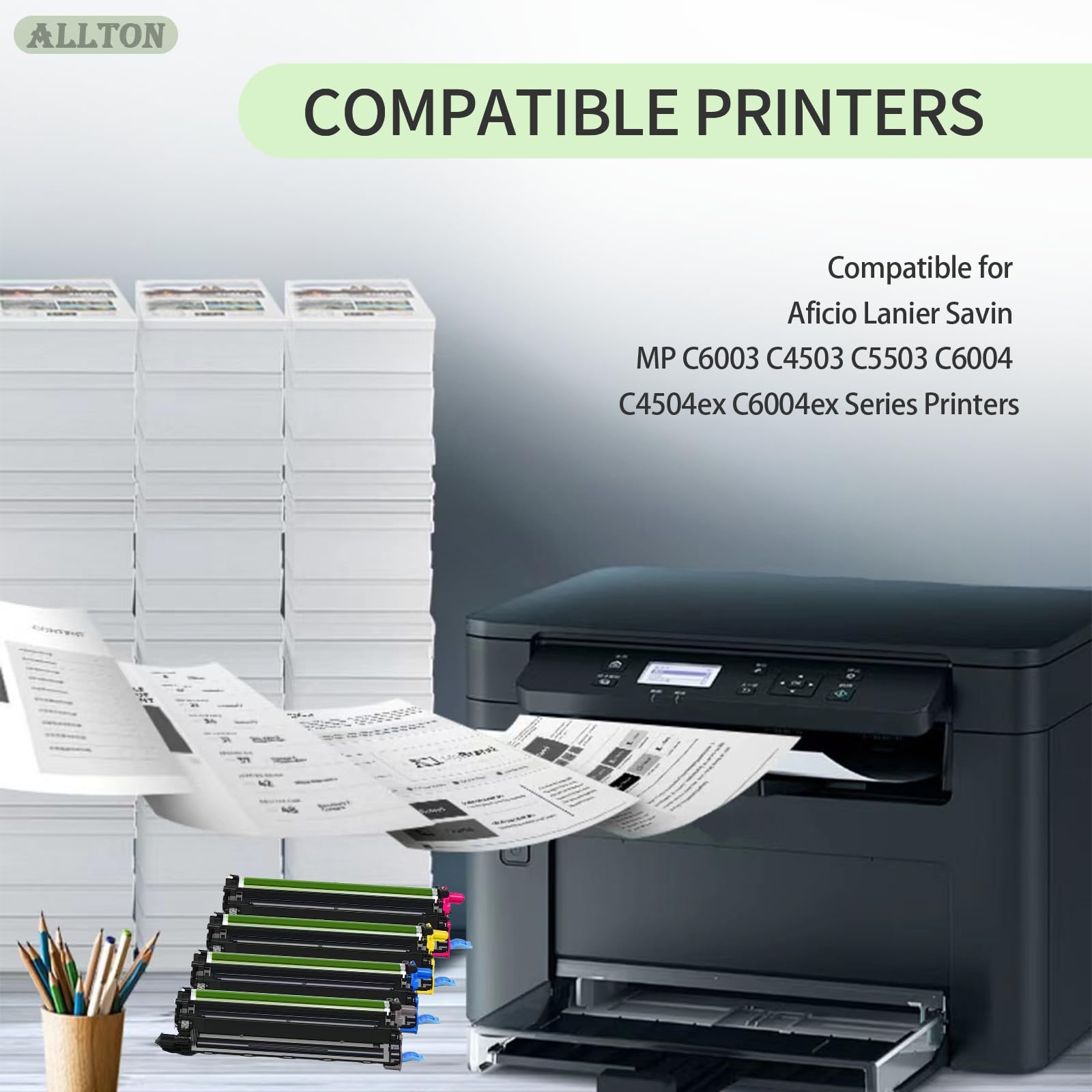 C6003 MPトナー RICOH 8本セット Supplies GM | Set Cartridge Toner Complete MP-C6003 Ricoh プリンター・複合機
