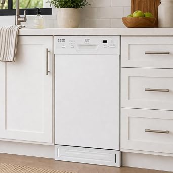 SPT SD-9254W Energy Star 18 Built-In Dishwasher w/Heated Drying White