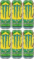 Monster Juice Rio Punch, Energético - 6 unidades de 473ml