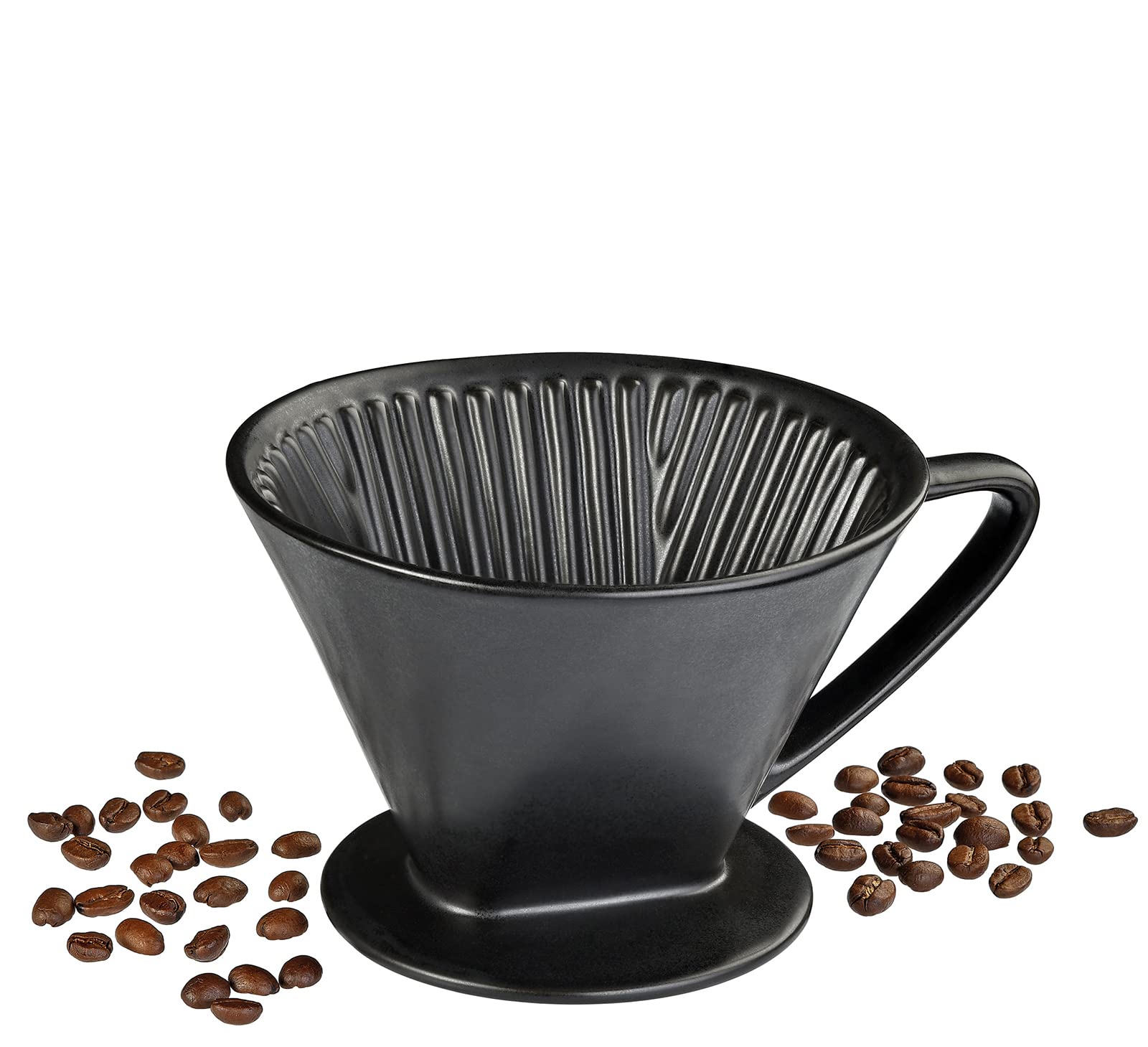 Filtre à café permanent Noir mat Taille 4 cilio