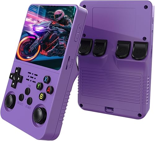 R36S - Consola de juegos portátil retro de 3.5 pulgadas HD incorporada, 15000 juegos, 2025 juegos sin demora, compatible con archivable, buscar,
