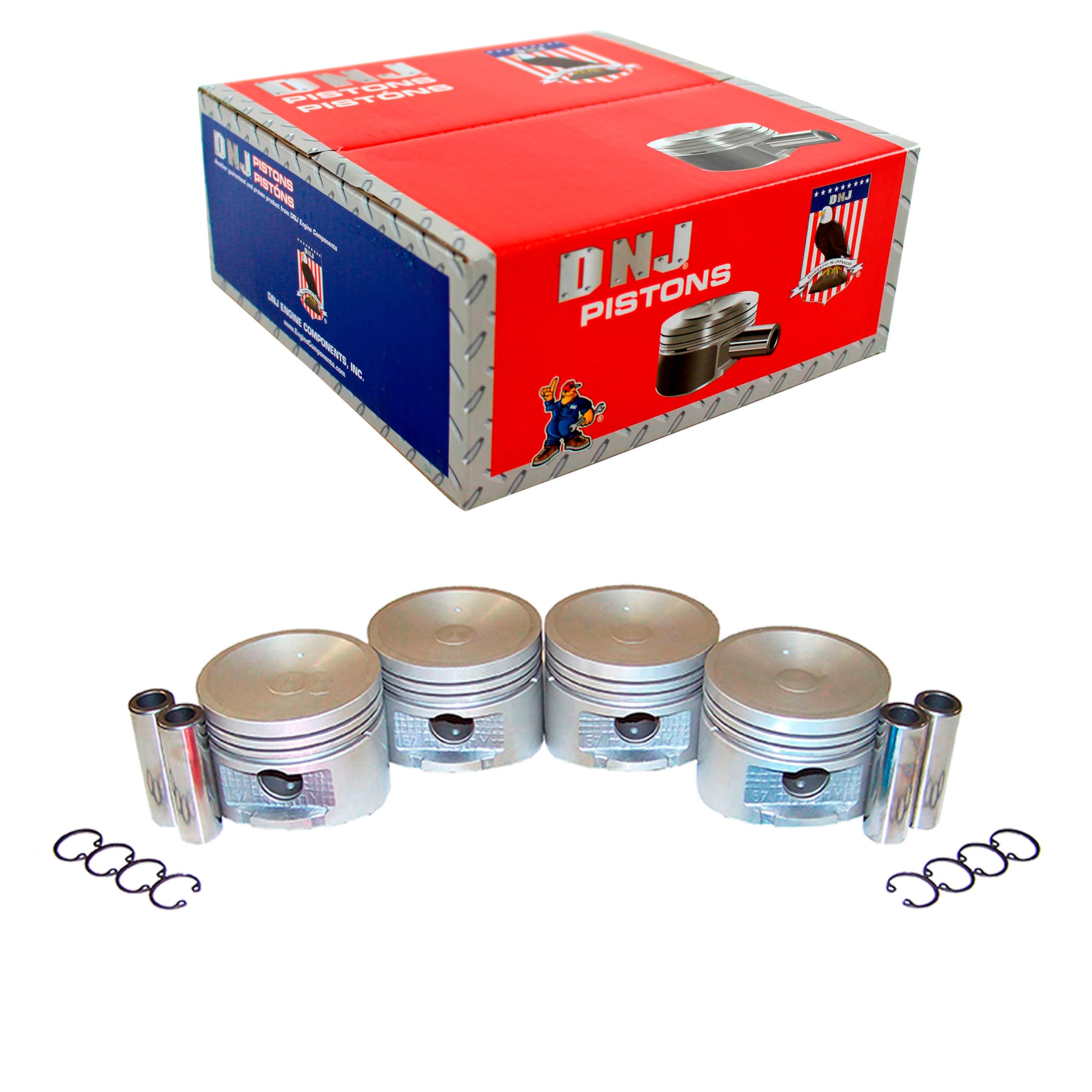 Amazon.com: DNJ P640 Piston Set Standard for 1991-1994 Nissan NX