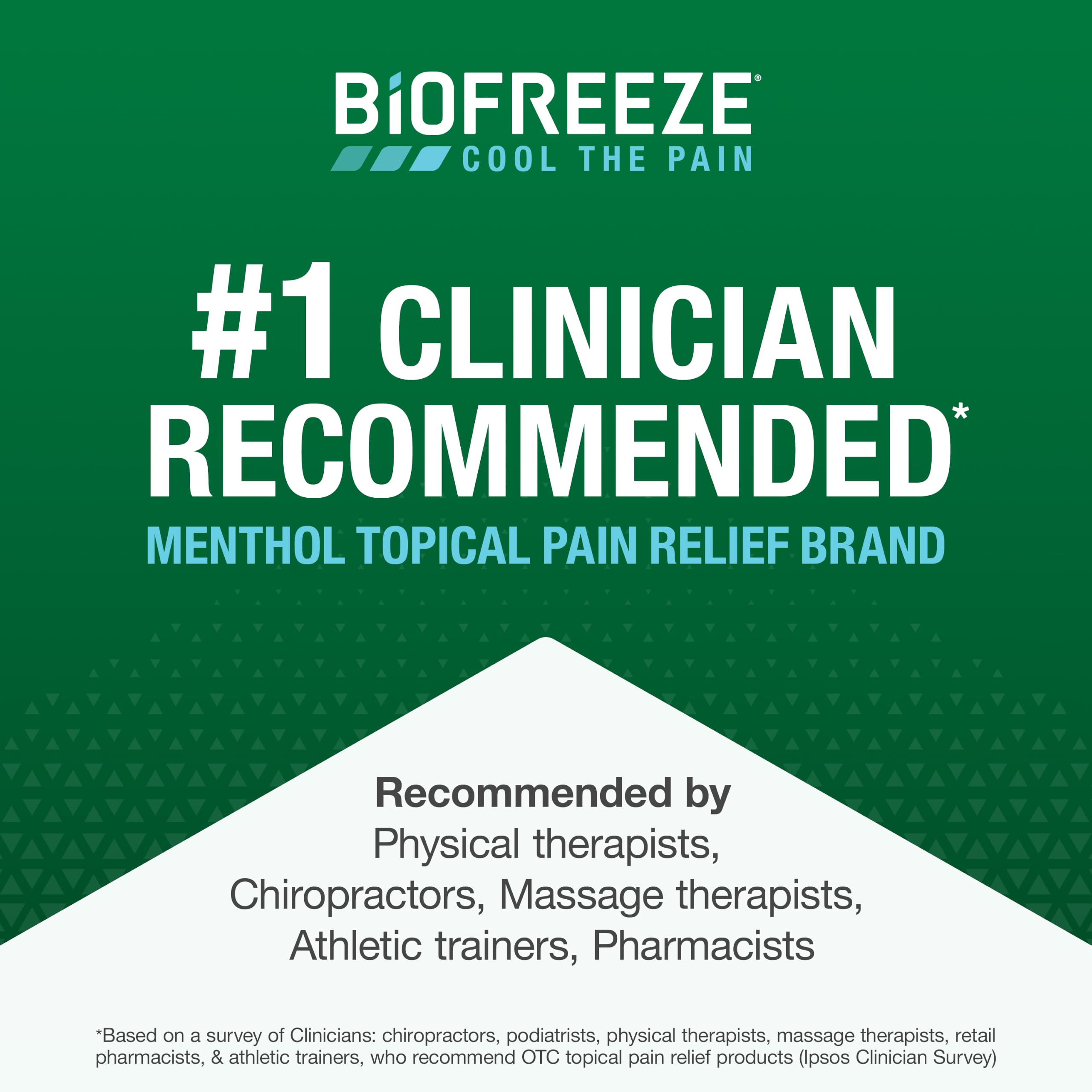Biofreeze Pain Relief Roll On, Cooling Menthol Relief, 3 FL OZ (3 Pack) — Amazon image 2