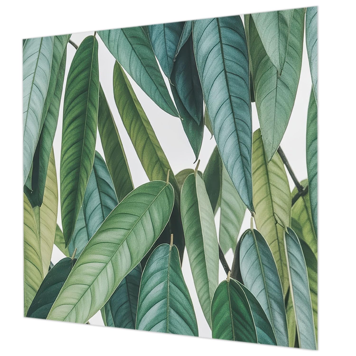 Papier peint feuilles naturelles pour créer une ambiance zen dans votre salon avec pose facile
